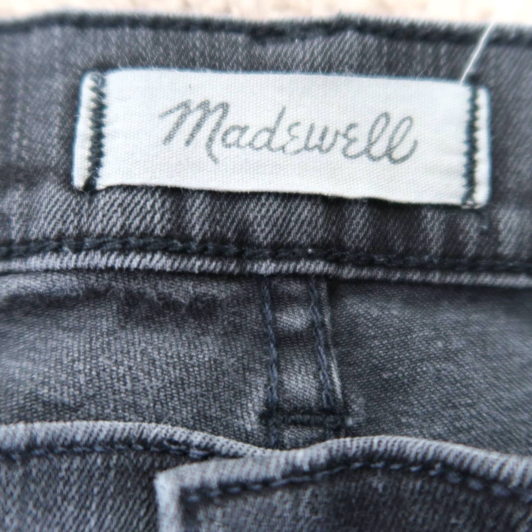 Madewell Madewell Jeans Skinny Black Mid Rise 28 Women Regular Size 28 Size 28" / US 6 / IT 42 - 4 Thumbnail
