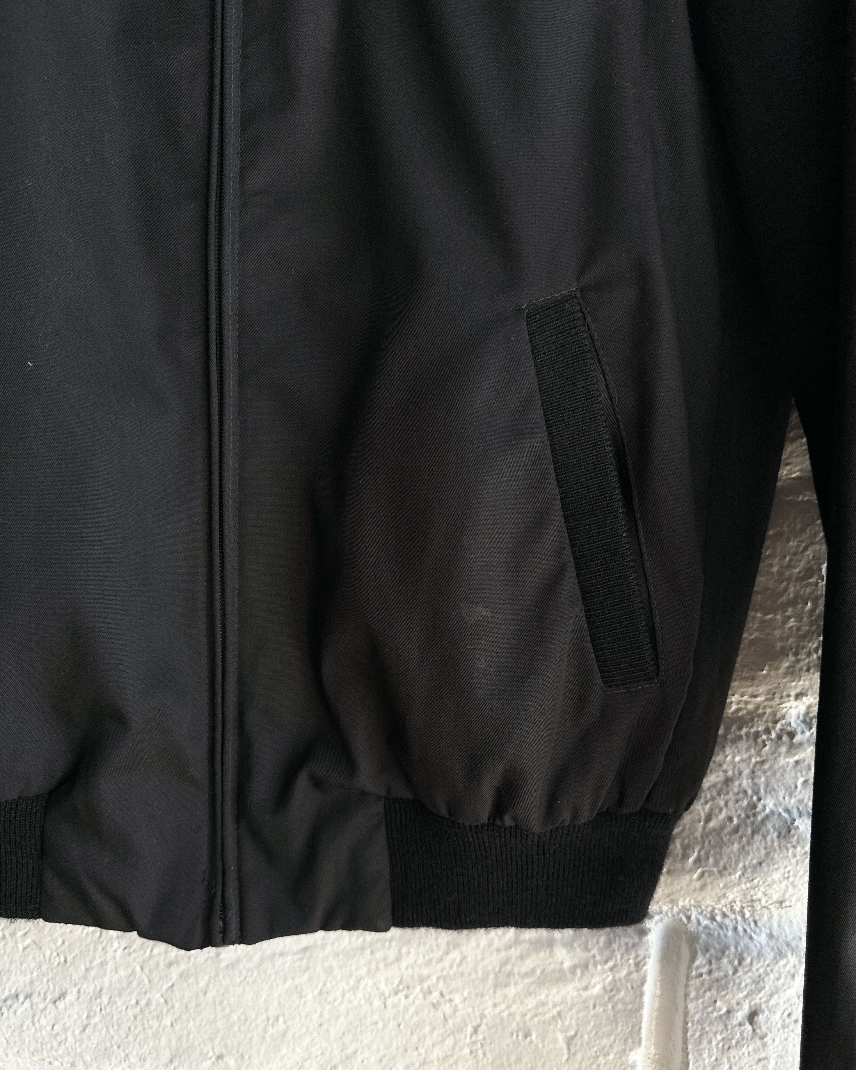 Vintage Vintage 80s Jack Nadel Black Bomber Racer Jacket Ashton Tate Size US M / EU 48-50 / 2 - 7 Thumbnail