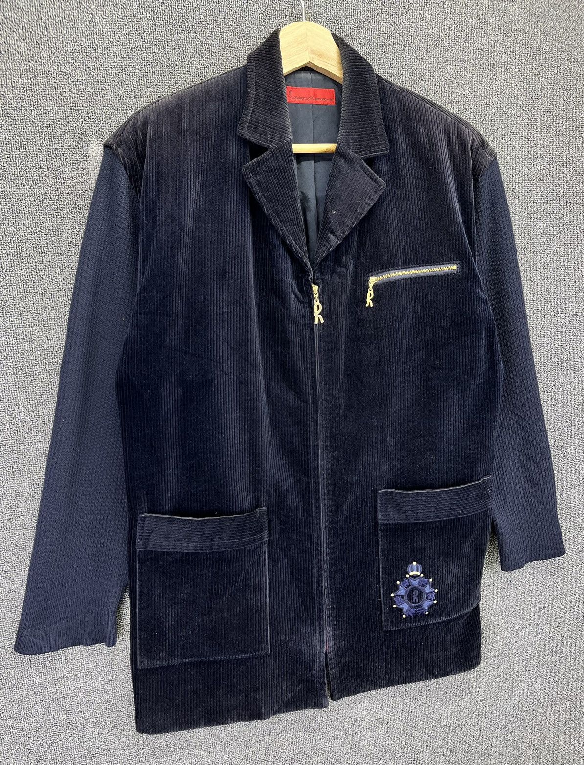 Roberta di Camerino Vintage Roberta Di Camerino Corduroy Zip Up Jacket Size S / US 4 / IT 40 - 2 Thumbnail