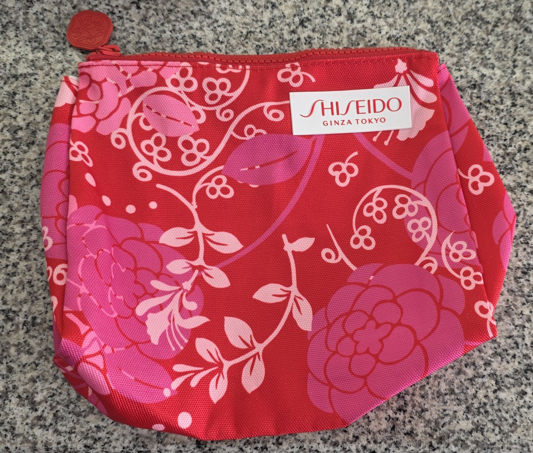Other NWOT Shiseido Ginza Tokyo Pink Floral Beauty Bag Size ONE SIZE - 1 Thumbnail