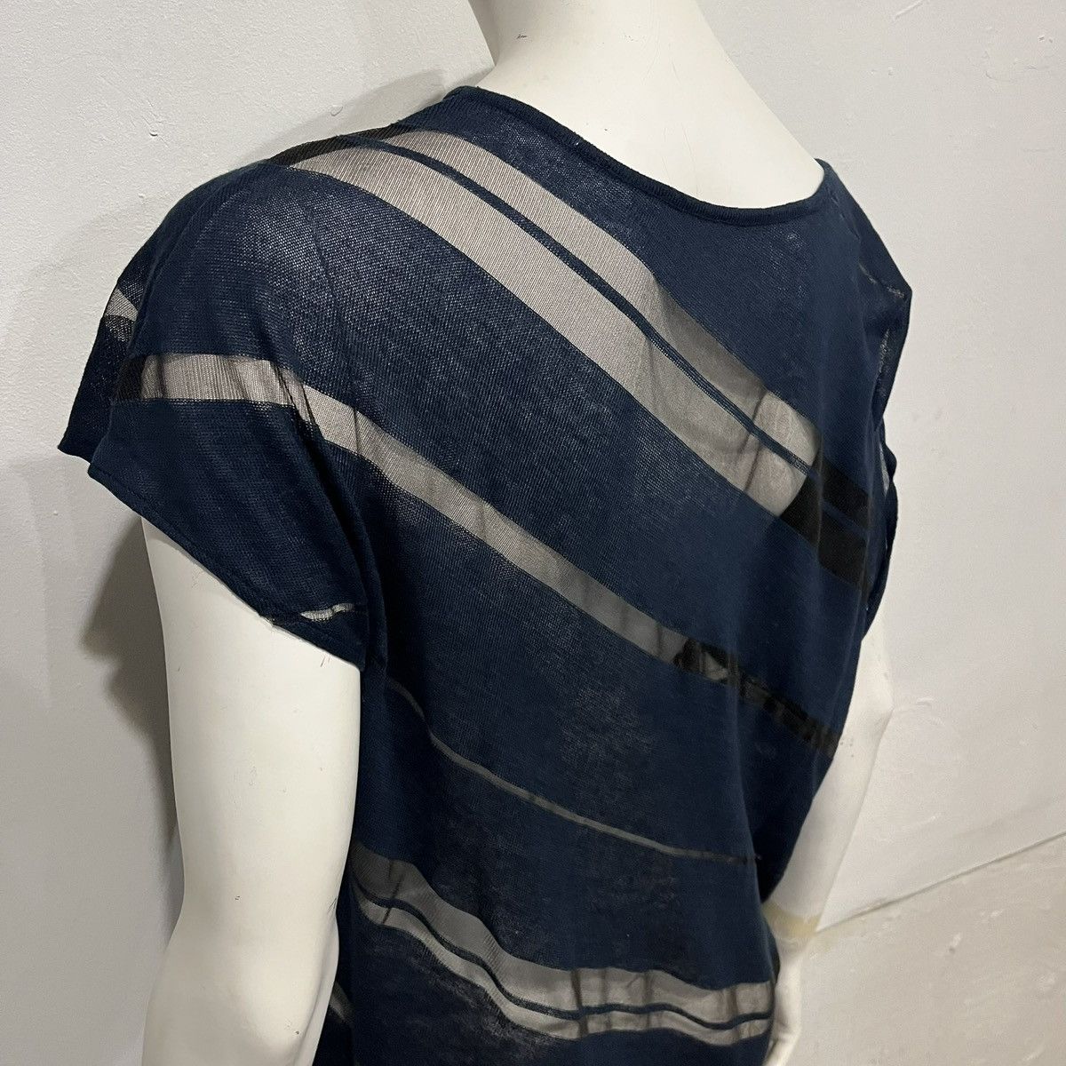Issey Miyake Issey Miyake Striped See Through Dress Size M / US 6-8 / IT 42-44 - 4 Thumbnail