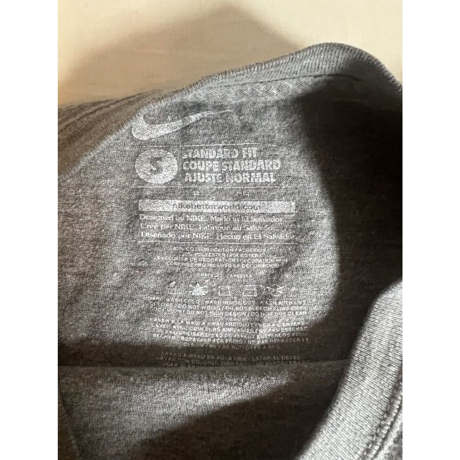 Nike Nike grey tee Size US S / EU 44-46 / 1 - 2 Thumbnail