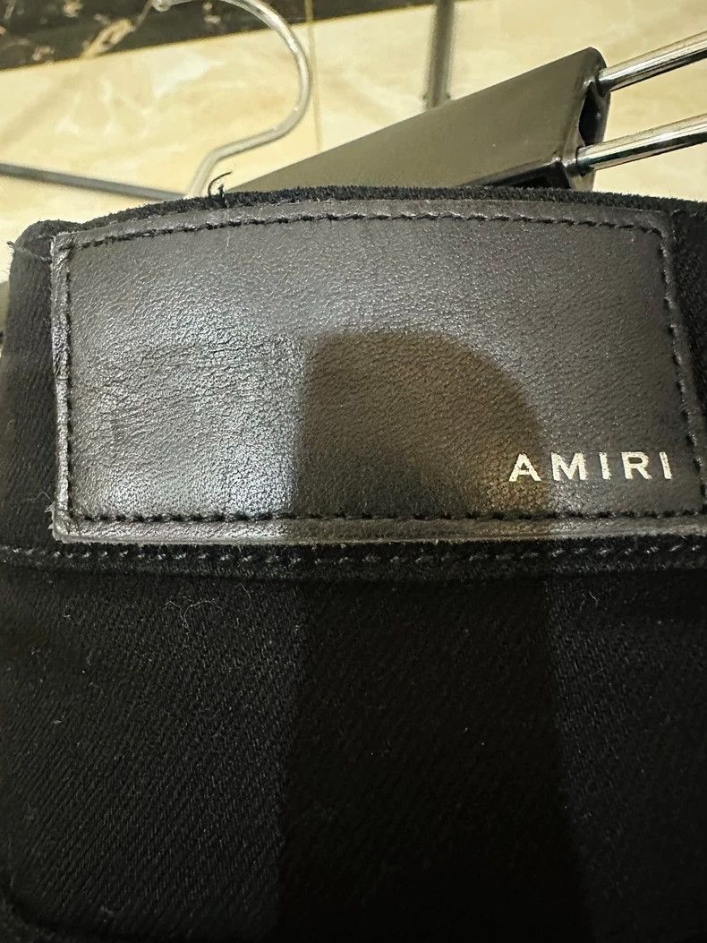 Amiri Amiri black ripped denim jeans Size US 32 / EU 48 - 4 Thumbnail