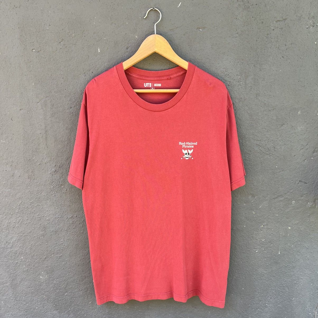 Uniqlo Thrashed Faded Res-Haired Pirates One Piece X Uniqlo Tee Size US XL / EU 56 / 4 - 3 Thumbnail