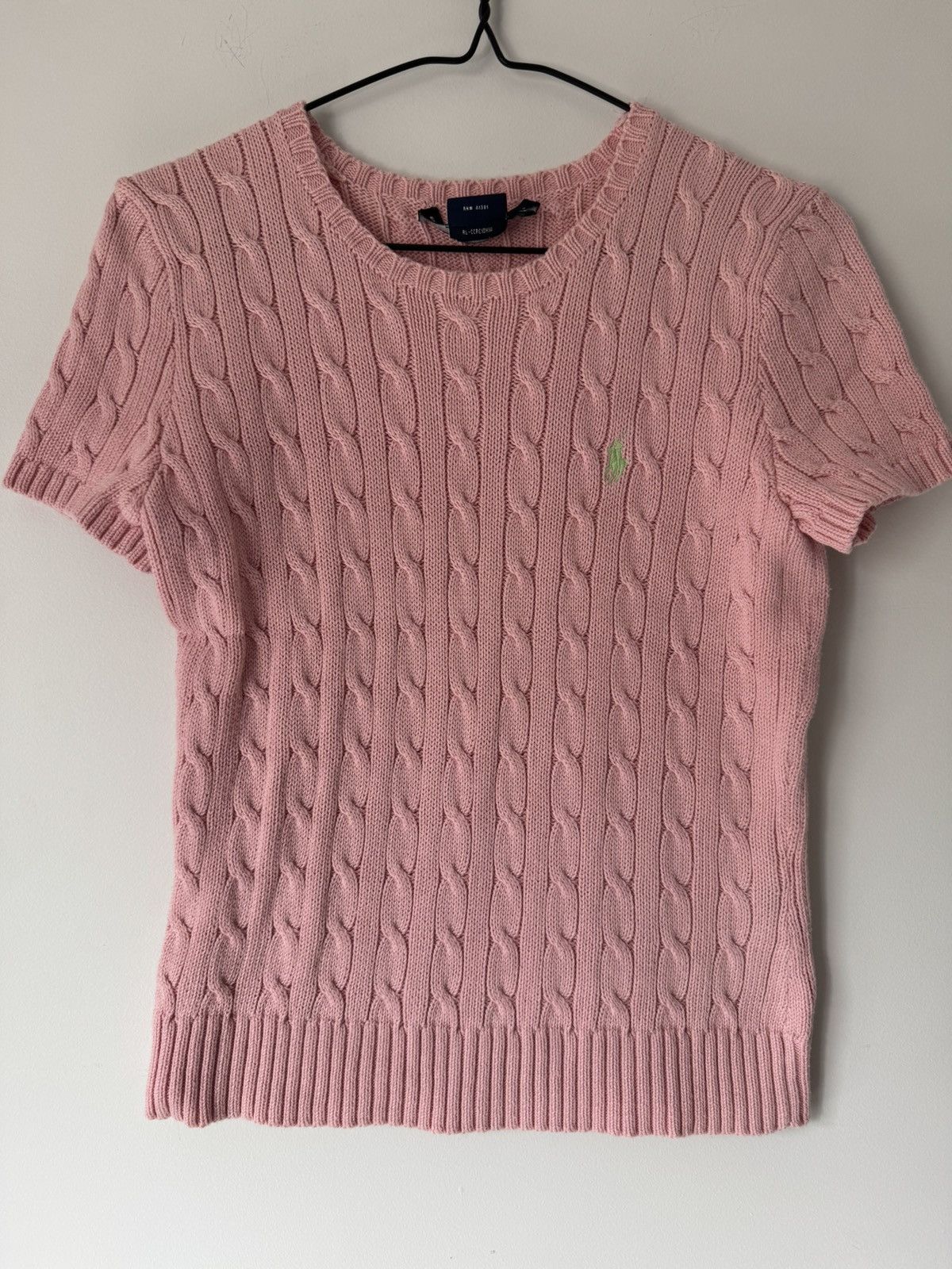 Ralph Lauren Ralph Lauren pink knit cotton tshirt Size S / US 4 / IT 40 - 1 Thumbnail