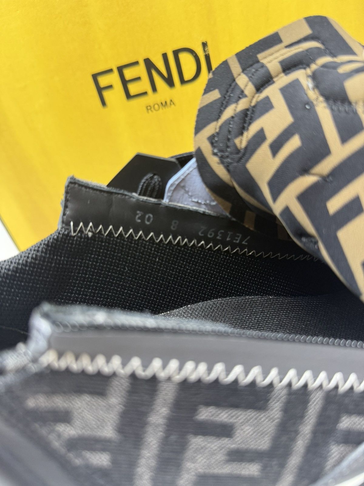 Fendi Fendi Flow Slip On Sneaker (Grey) Size US 9 / EU 42 - 8 Thumbnail