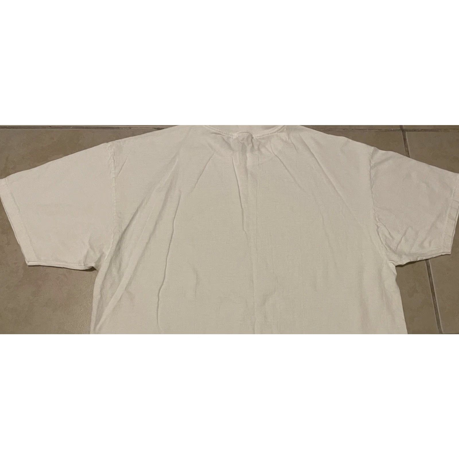 Champion VINTAGE Champion GE Faded Promo Shirt XL Men White 90s 80s Vintage Graphic T-Shirt Stadium Rock College Technology USA Size US XL / EU 56 / 4 - 7 Thumbnail