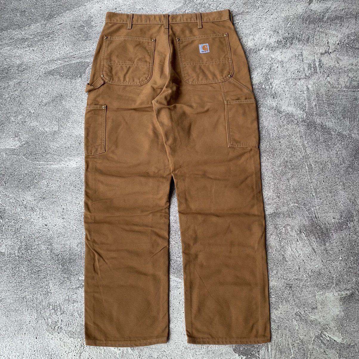 Carhartt Carhartt Double Knee Pants Brown Size US 33 - 2 Thumbnail