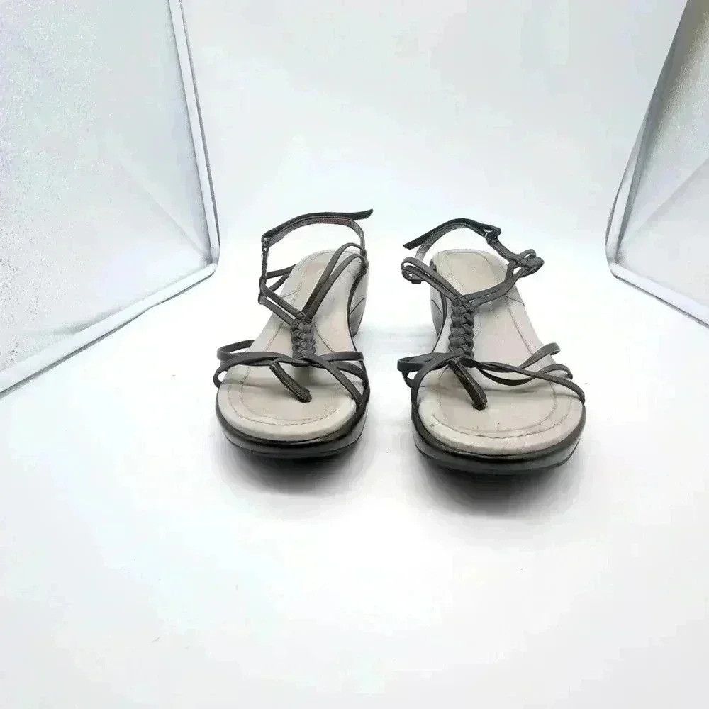 Designer Jambu Sport Wedge Design Sandals braided with ankle strap Size US 10 / IT 40 - 2 Thumbnail