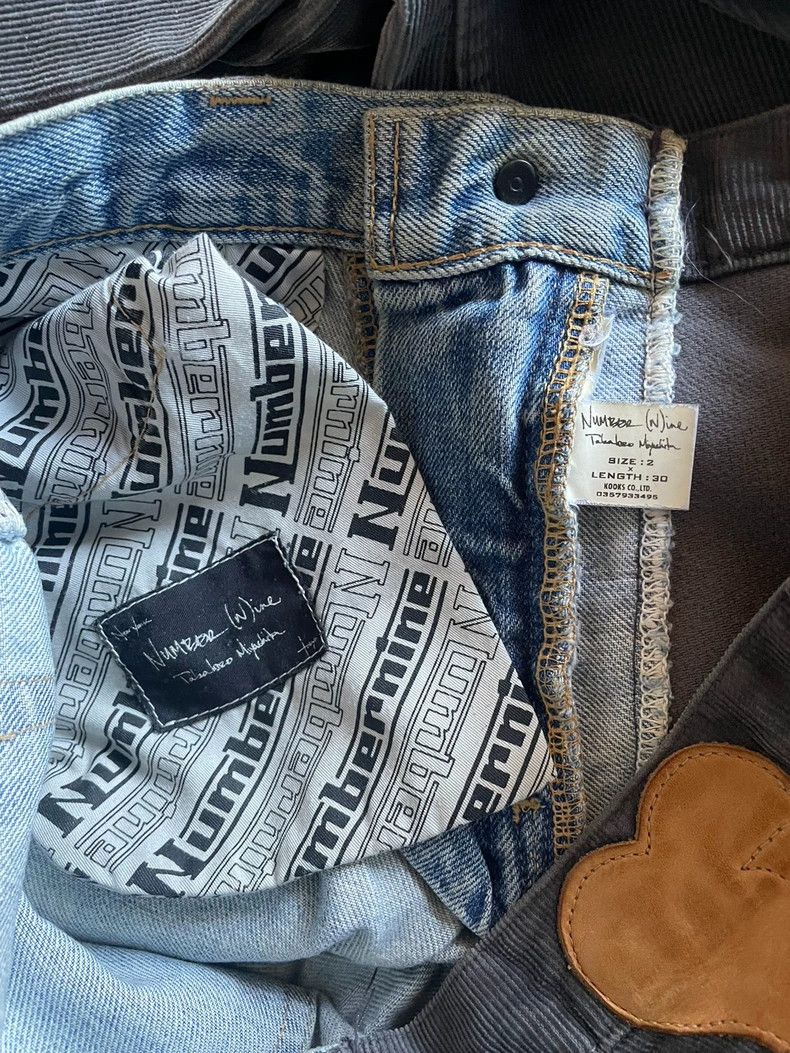Number (N)ine Number (N)ine06 Yin and Yang splash ink jeans 2503-Nextarro Size US 30 / EU 46 - 4 Thumbnail