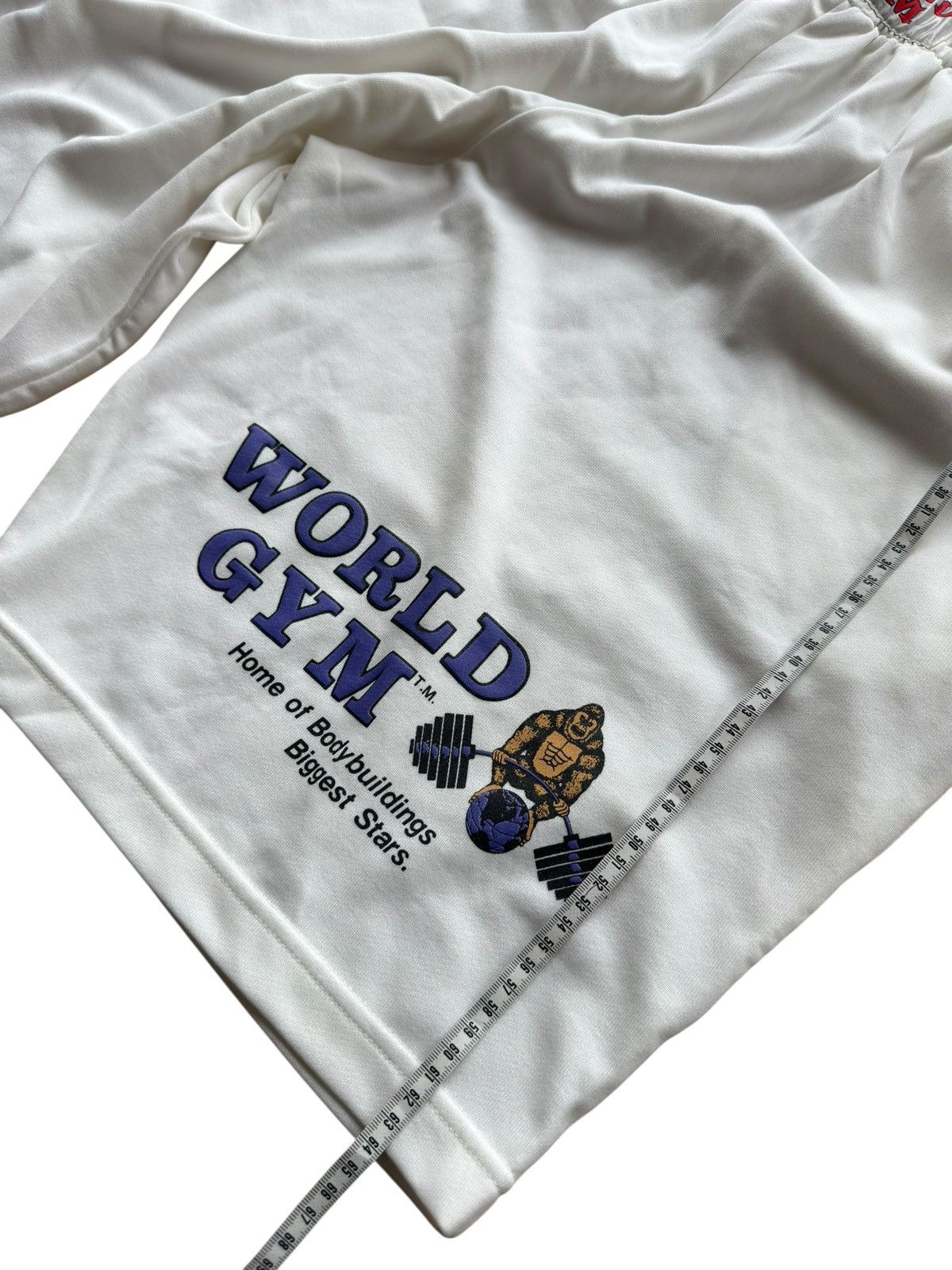 Vintage RARE* VINTAGE 90s BAGGY SHORT WORLD GYM GORILLA BODYBUILDING Size US 34 / EU 50 - 9 Thumbnail
