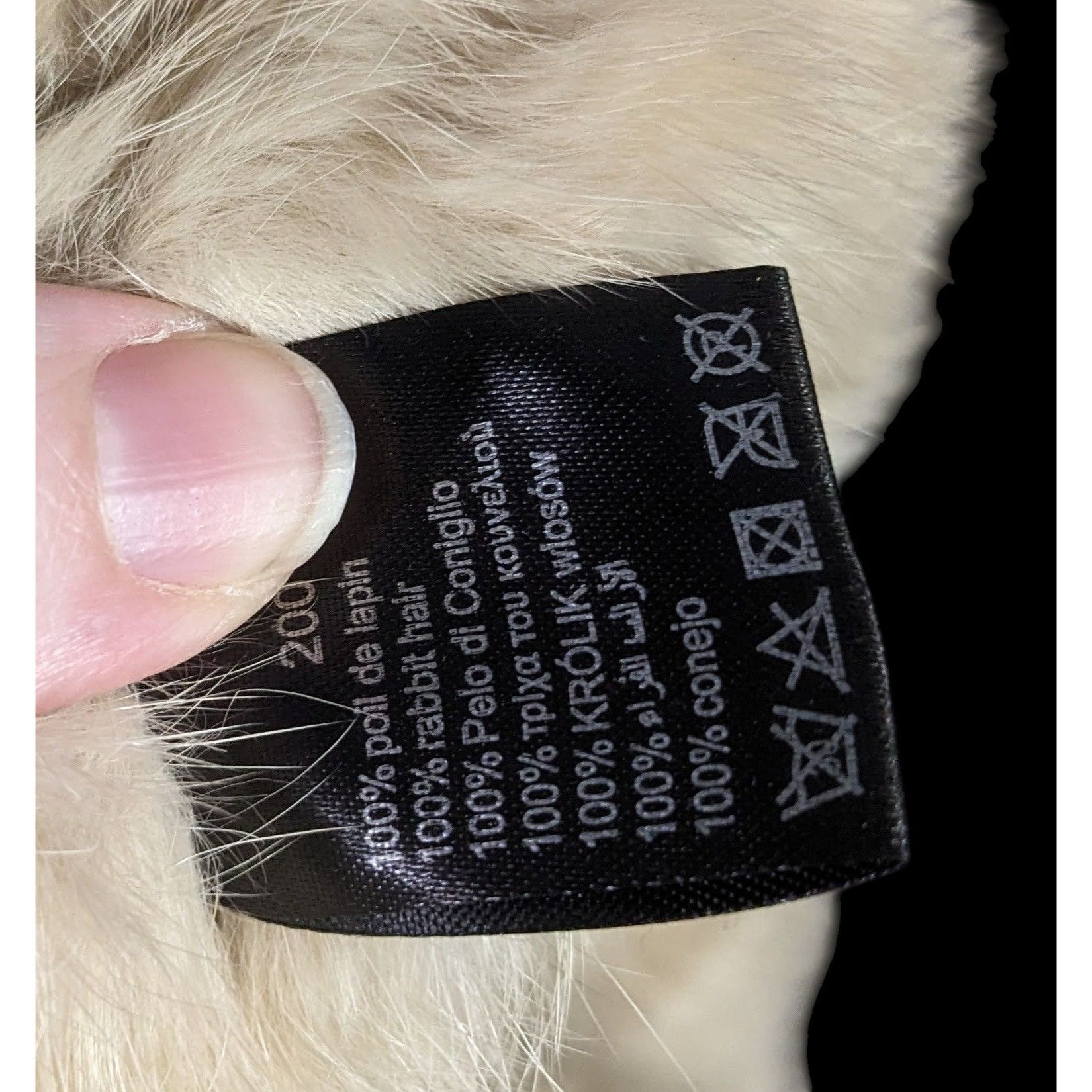 Other Vintage Genuine Rabbit Fur Pull-Through Scarf Size ONE SIZE - 3 Thumbnail