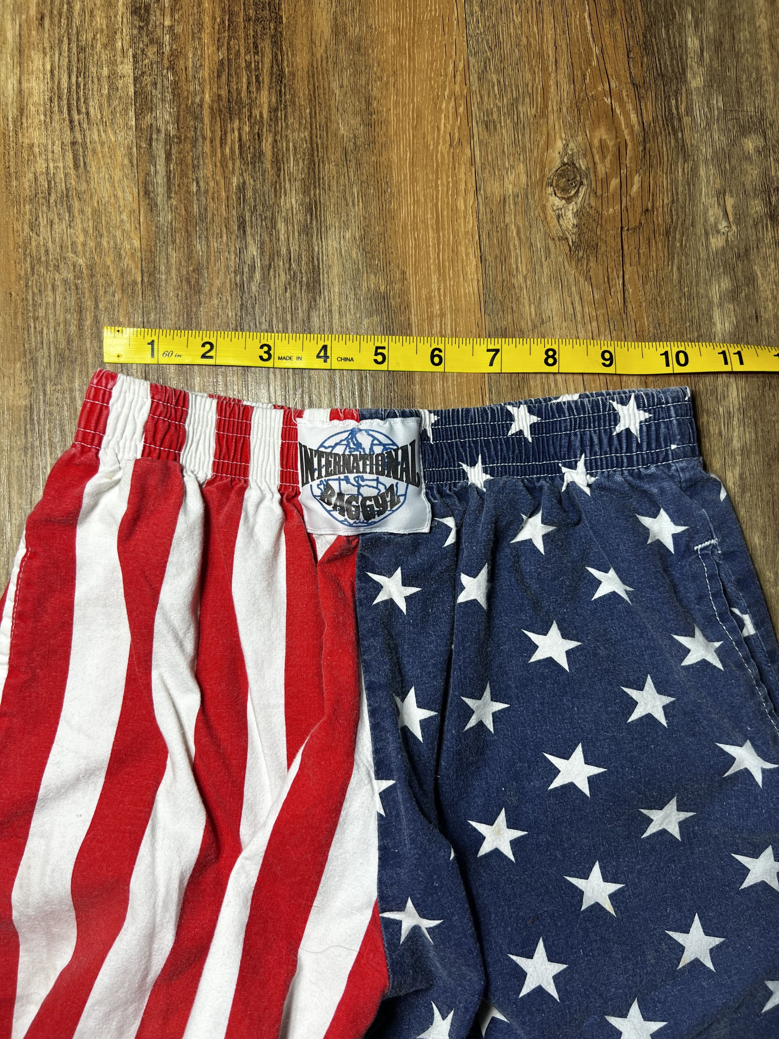 Vintage Vintage 80's International Baggyz American Flag Pants Size 22" - 7 Thumbnail