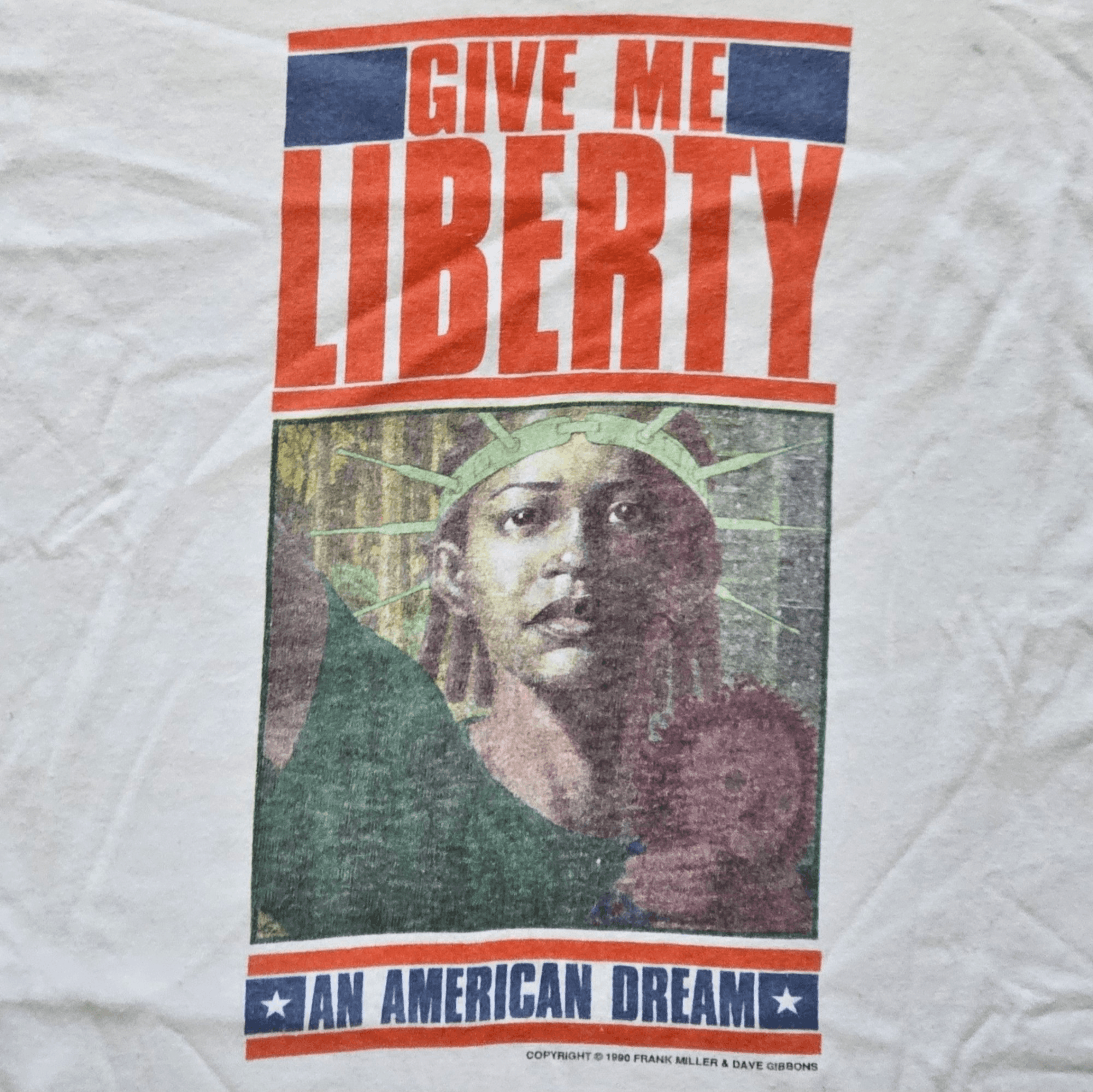 Vintage Give Me Liberty 1990 Comic Book Promo Tee Size US M / EU 48-50 / 2 - 2 Thumbnail