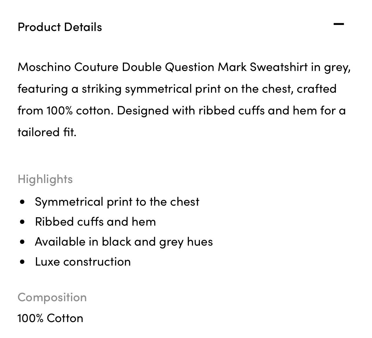 Moschino Moschino Moschino couture question mark sweatshirt Medium Size US M / EU 48-50 / 2 - 15 Thumbnail
