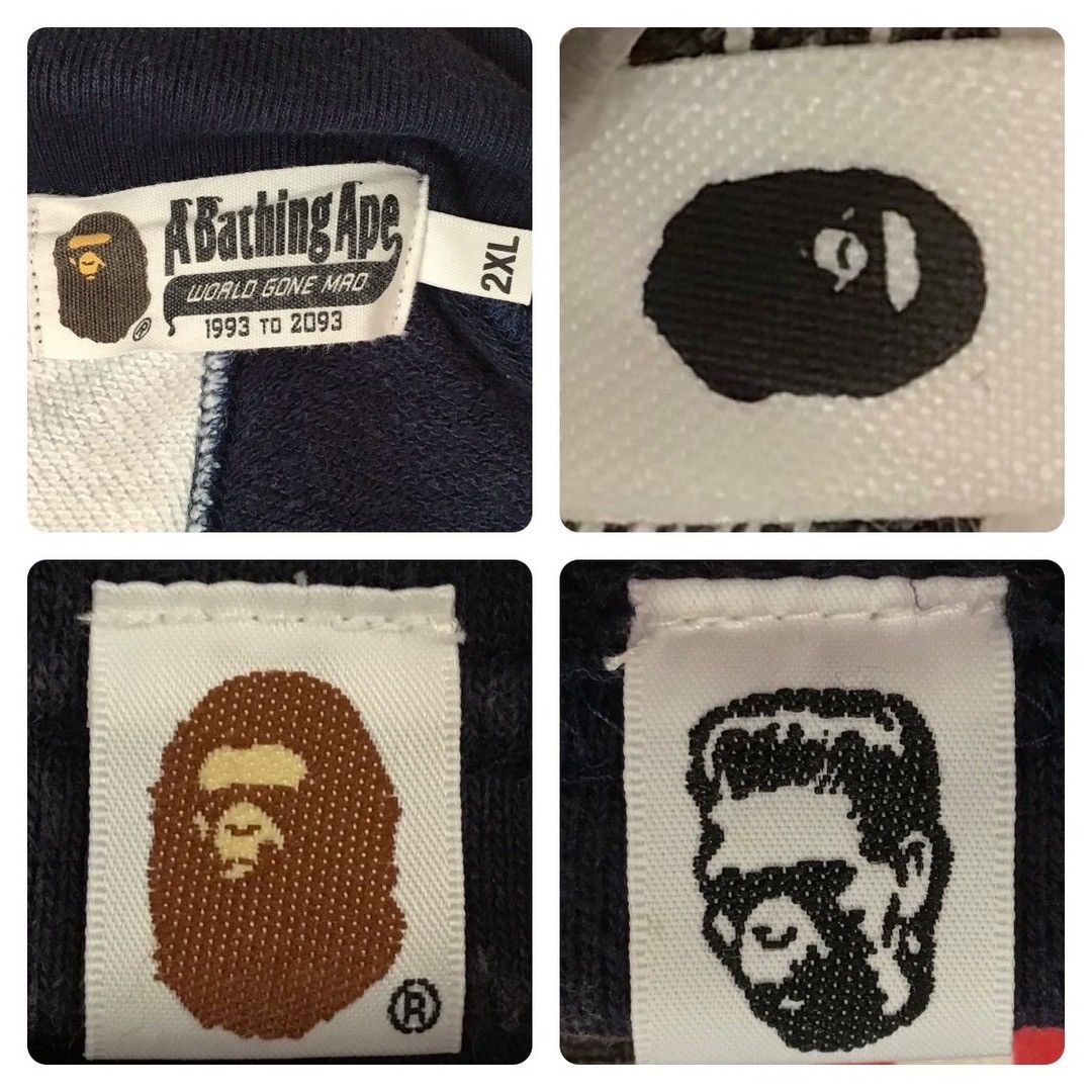 Bape BAPE Side Shark Sweat Shorts Navy x ABC camo blue ★size 2XL Size US 38 / EU 54 - 8 Thumbnail