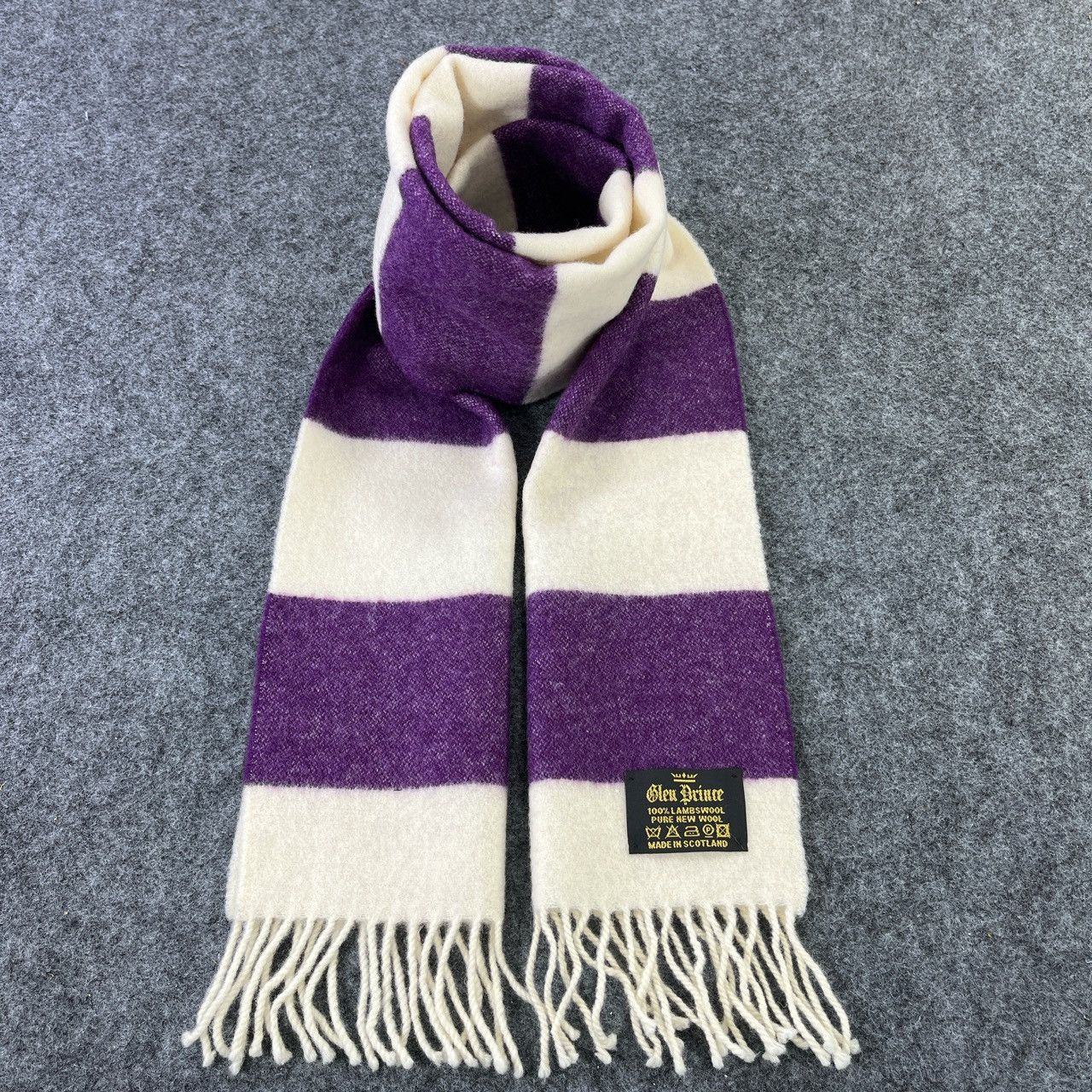 Vintage Glen Prince Scarf / Muffler / Neckwear T441 Size ONE SIZE - 7 Thumbnail