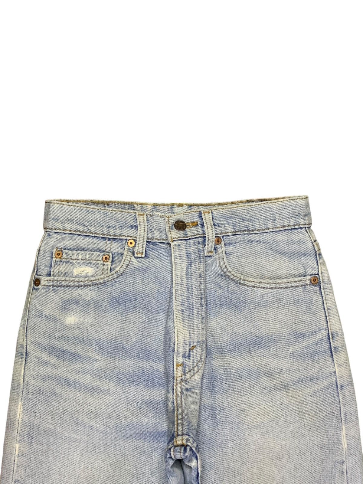 Levi's × Levi's Vintage Clothing Vintage 90s Levis 510 Stonewashed Distressed Jeans Size US 28 / EU 44 - 4 Thumbnail