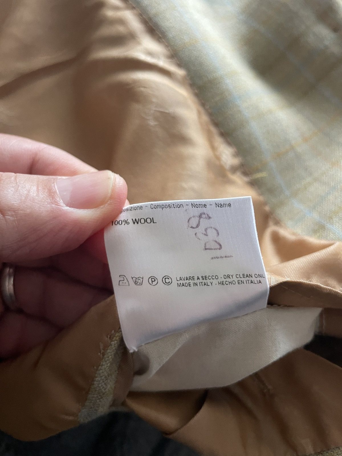Brioni Nomentano Plaid 100% wool Blazer Size 44R - 16 Thumbnail