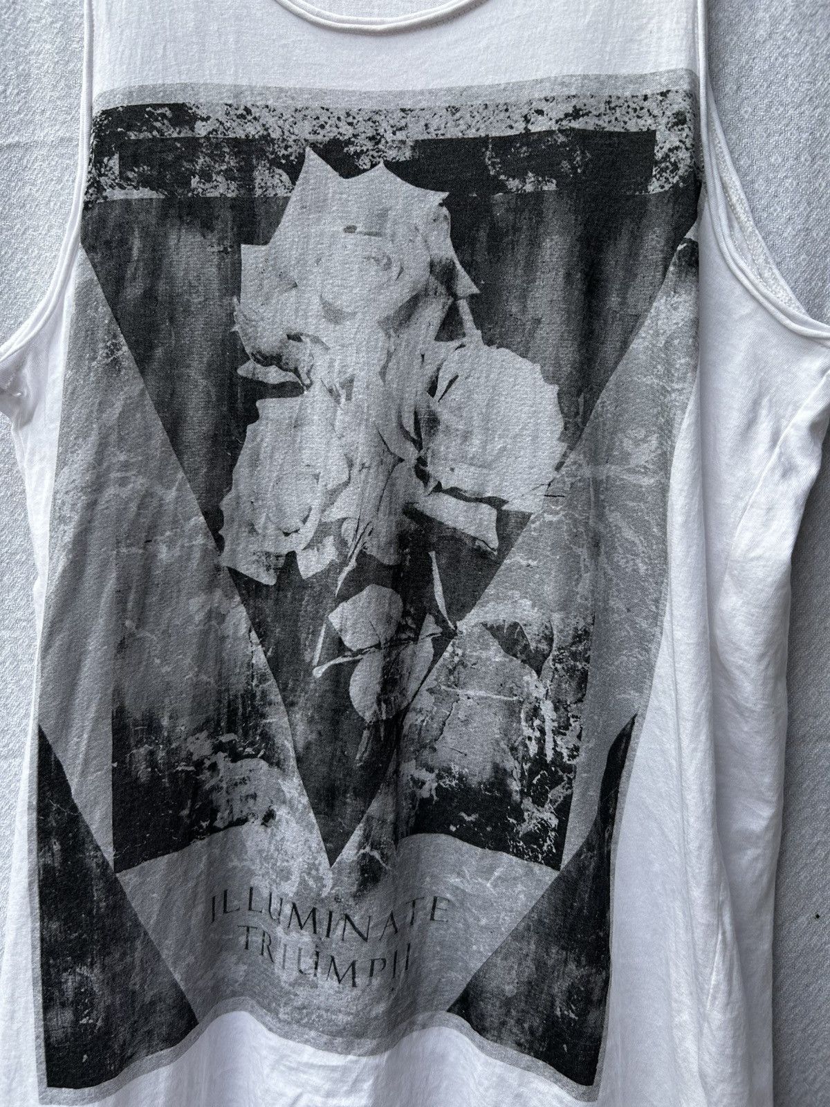 If Six Was Nine × Japanese Brand × Le Grande Bleu (L.G.B.) Japanese tanktop flowers illuminate triumph style Size US M / EU 48-50 / 2 - 3 Thumbnail