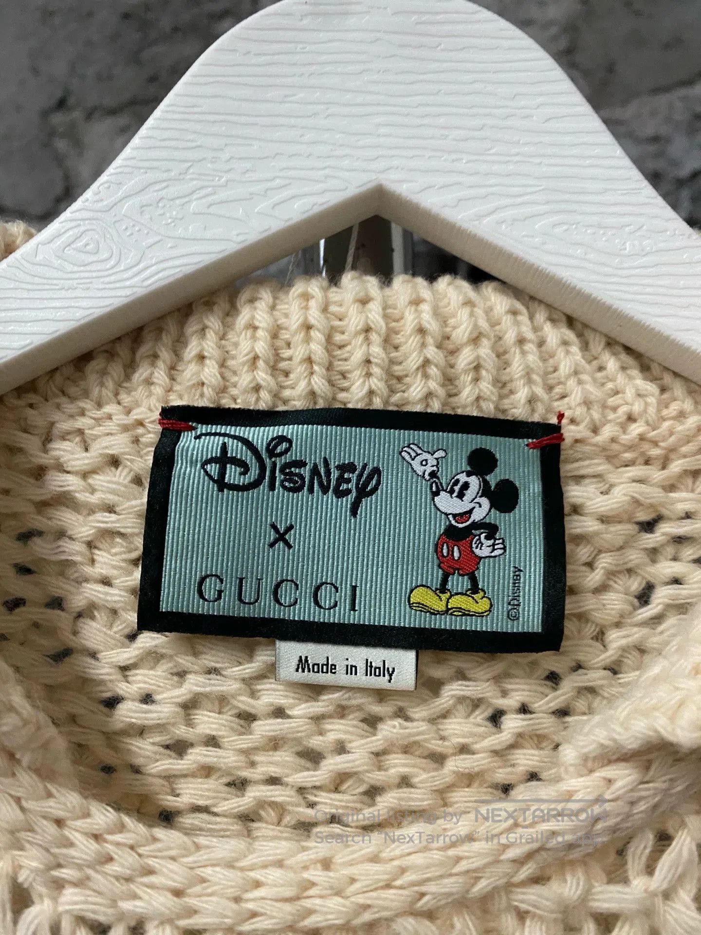 Gucci White Mickey Mouse Embroidered Knit Sweater XS. Size US XS / EU 42 / 0 - 5 Thumbnail
