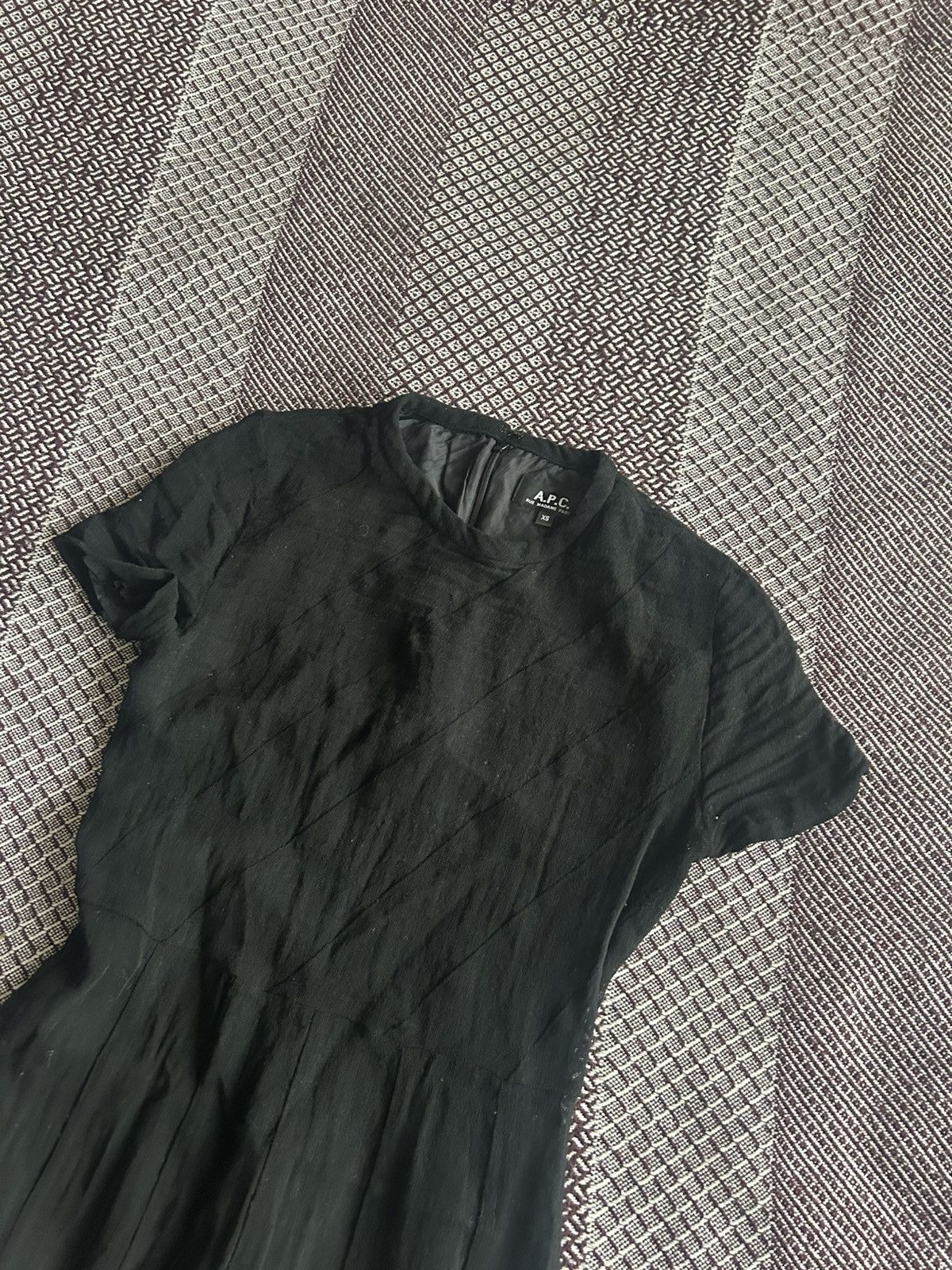 A.P.C. A.P.C. Rue Madame Paris Silk Dress Women Solid Size XS Size XS / US 0-2 / IT 36-38 - 7 Thumbnail