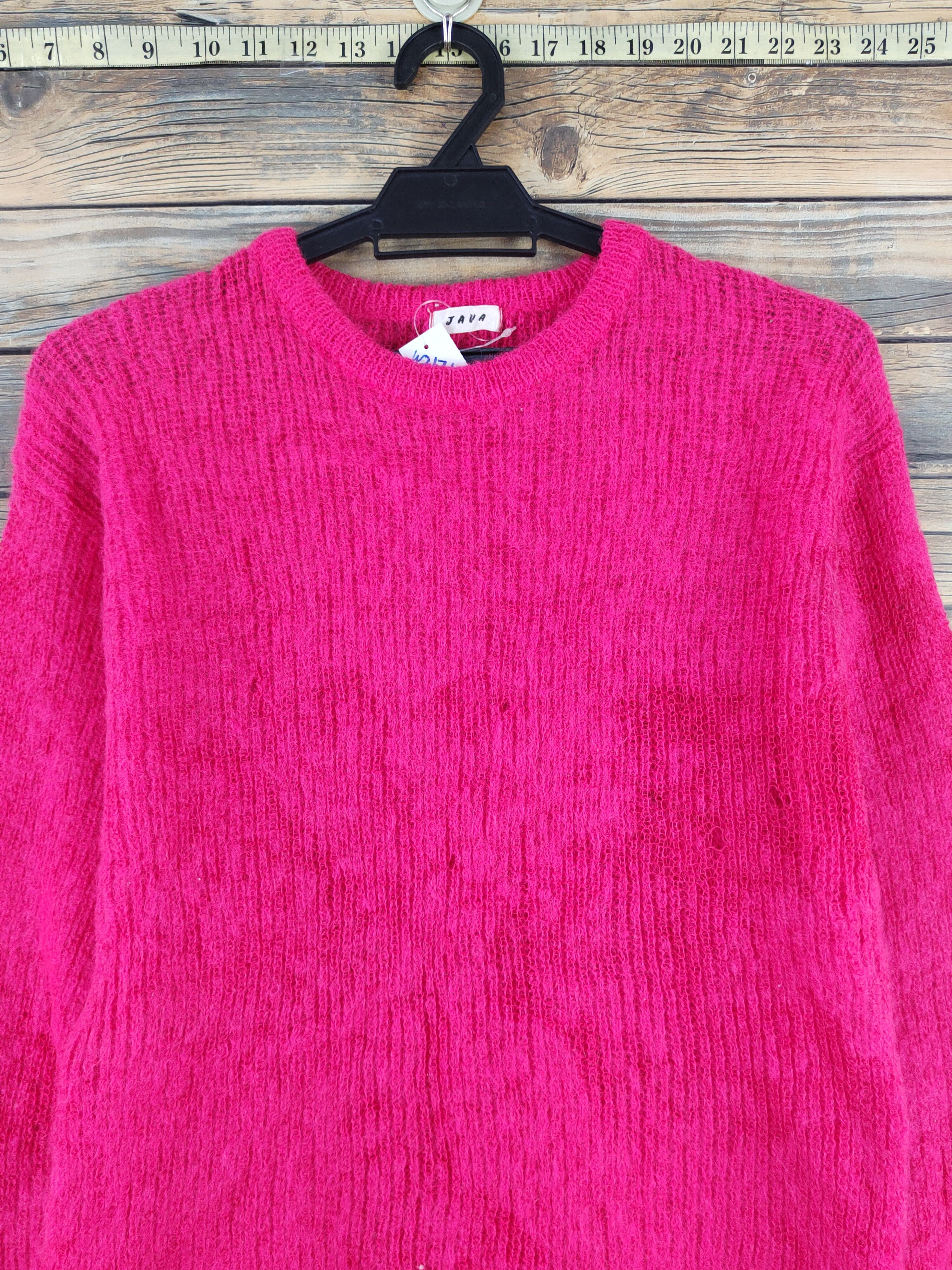 Japanese Brand Java Pink Knitwear Sweatshirts #W2171 Size S / US 4 / IT 40 - 2 Thumbnail