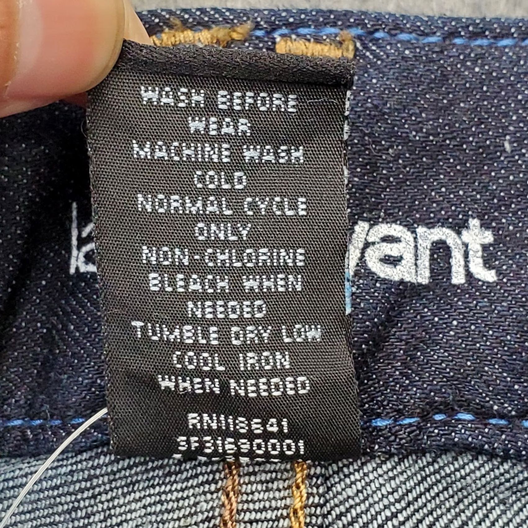 Vintage Lane Bryant Distinctly Boot Jeans Womens 24W Blue Denim Bootcut Jeans Streetwear Womens Size 24W Blue Denim Jeans Size 42" / US 20 - 7 Thumbnail