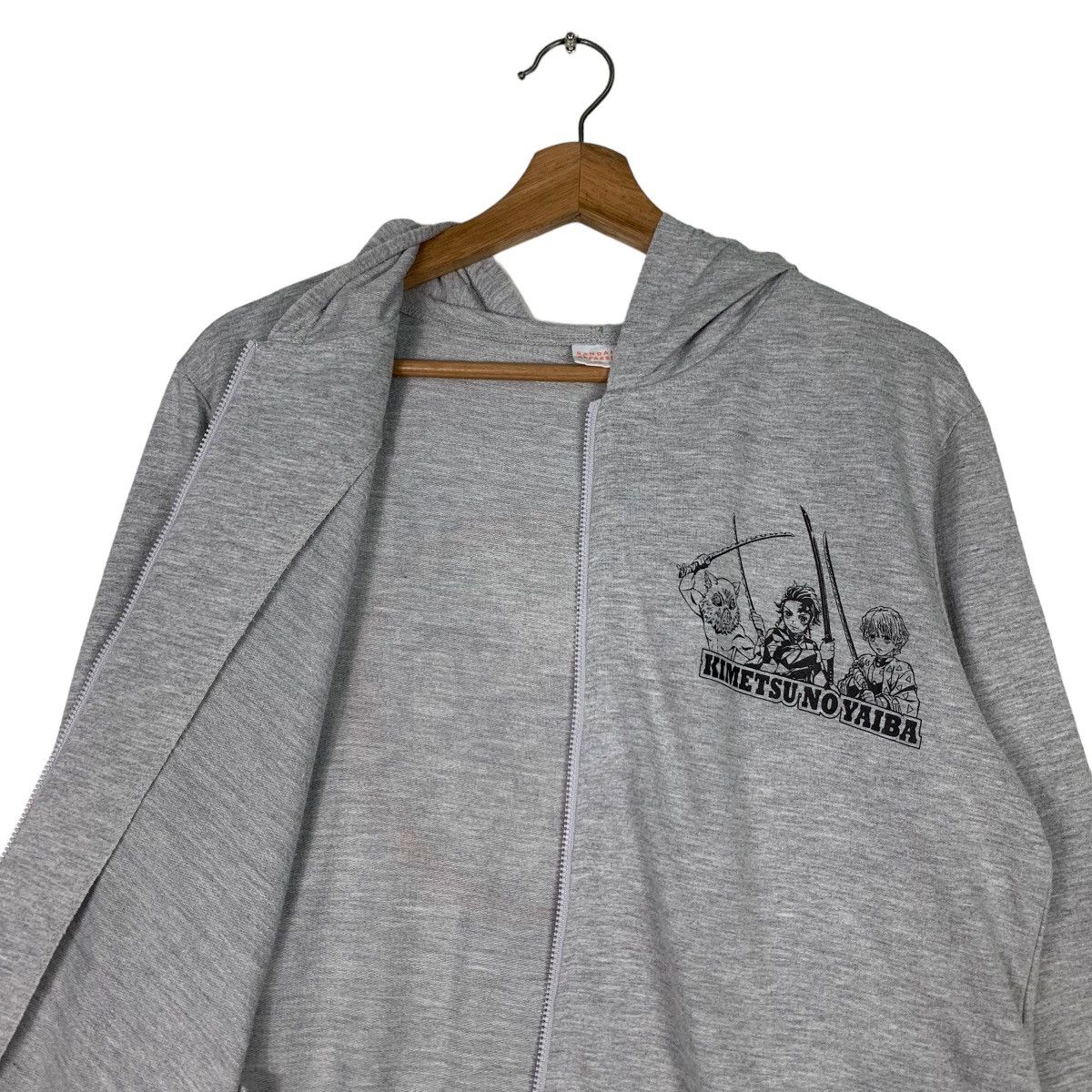 Japanese Brand DEMON SLAYER KIMETSU NO YAIBA ZIPPER HOODIES #0804-C36 Size US M / EU 48-50 / 2 - 12 Thumbnail