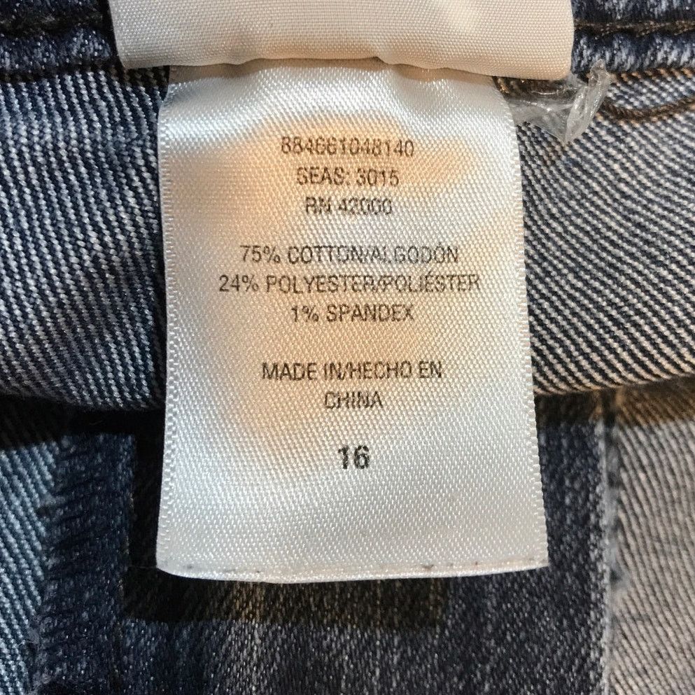Other Jaclyn Smith Denim High Rise Stretch Capri Jeans 16 Size 38" / US 16 / IT 52 - 4 Thumbnail
