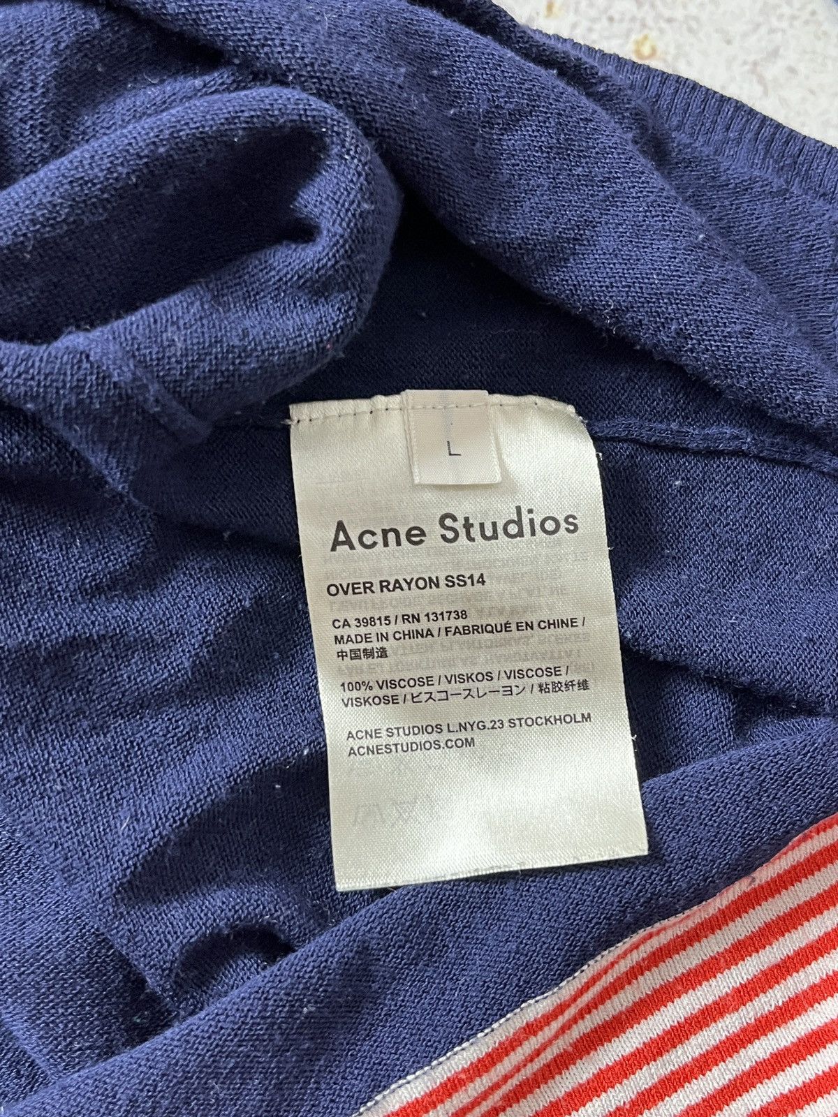 Acne Studios Acne Studios Over Rayon SS14 Oversized Longsleeve Tee Size US L / EU 52-54 / 3 - 8 Thumbnail