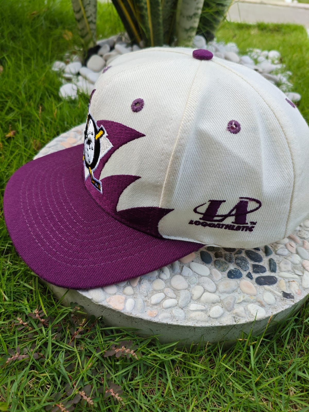Logo Athletic Vintage Snapback Logo Athletic Sharktooth Mighty Ducks Size ONE SIZE - 2 Thumbnail