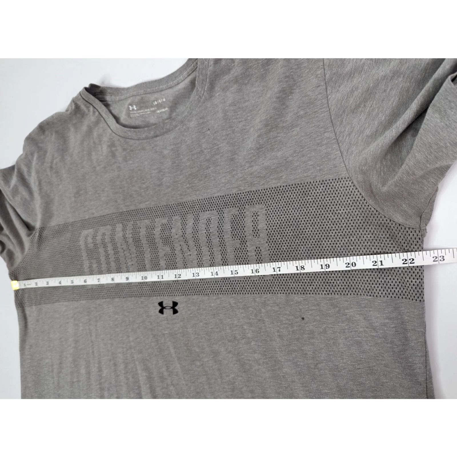 Under Armour Under Armour T-Shirt Contender Short Sleeve Crew Neck Grey Large MEN’s Shirt Size US L / EU 52-54 / 3 - 7 Thumbnail