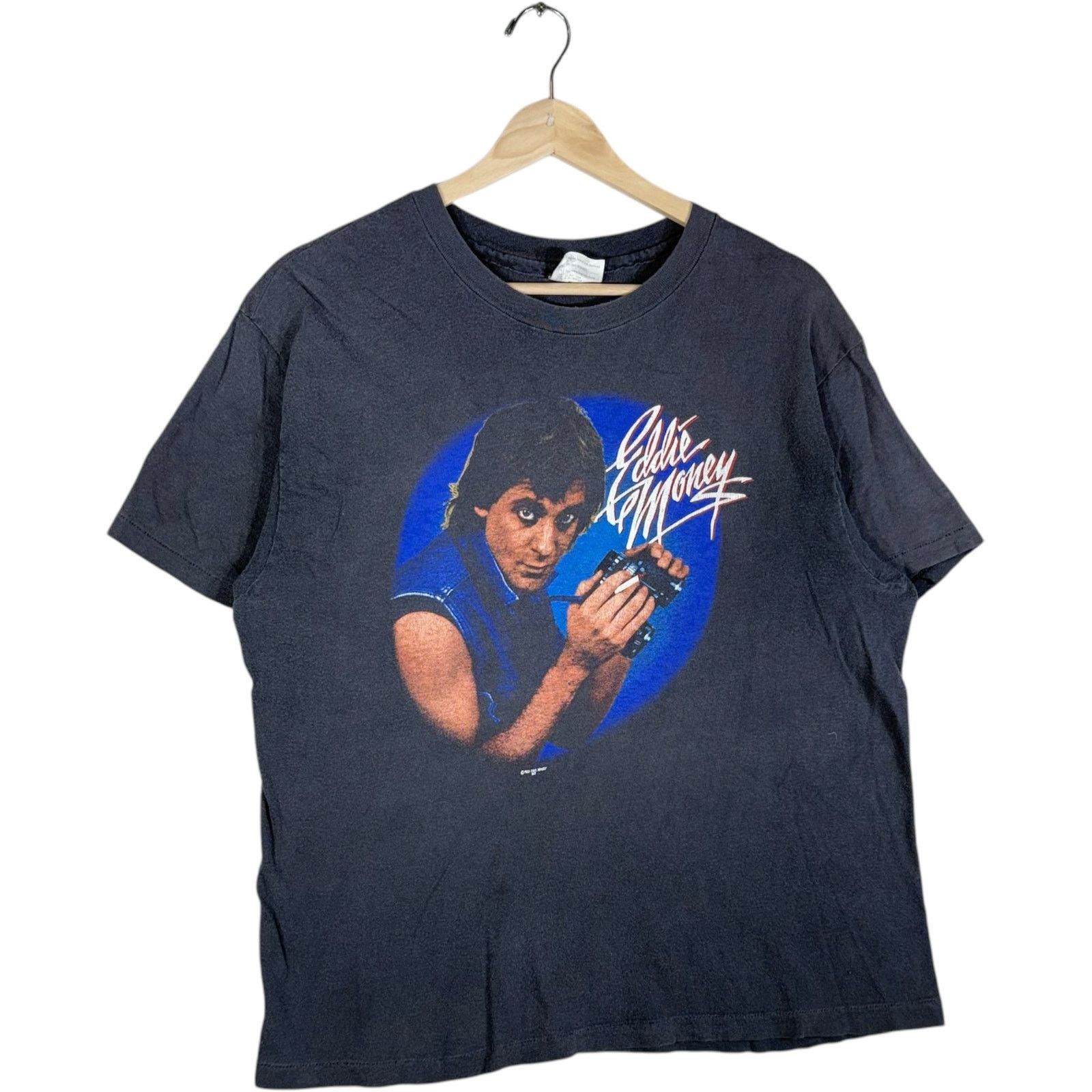 Hanes Vintage Eddie Money The Party Tour Concert 80s Tee XL Size US XL / EU 56 / 4 - 4 Thumbnail