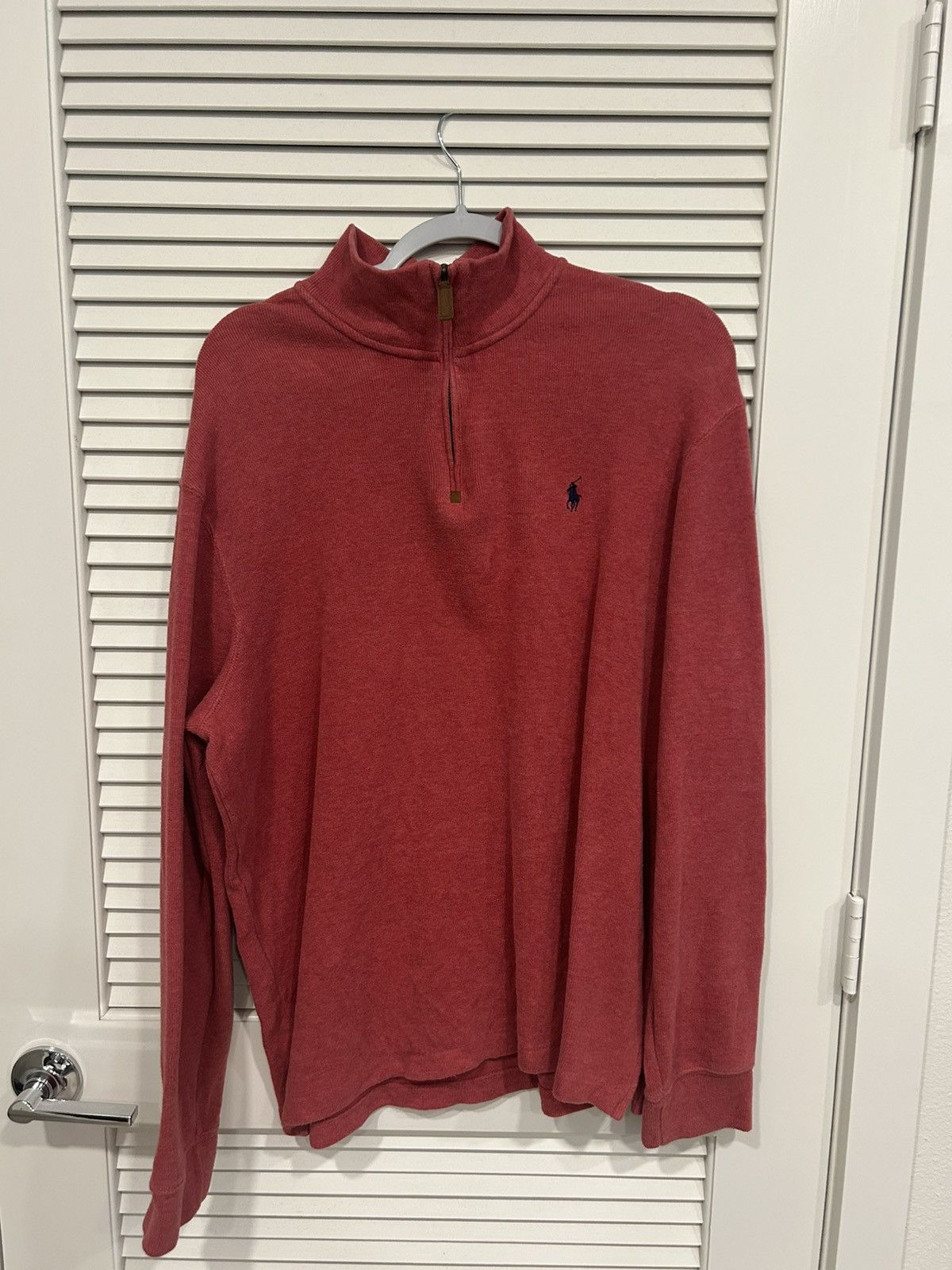 Polo Ralph Lauren Red Polo Quarter zip Size US L / EU 52-54 / 3 - 1 Thumbnail