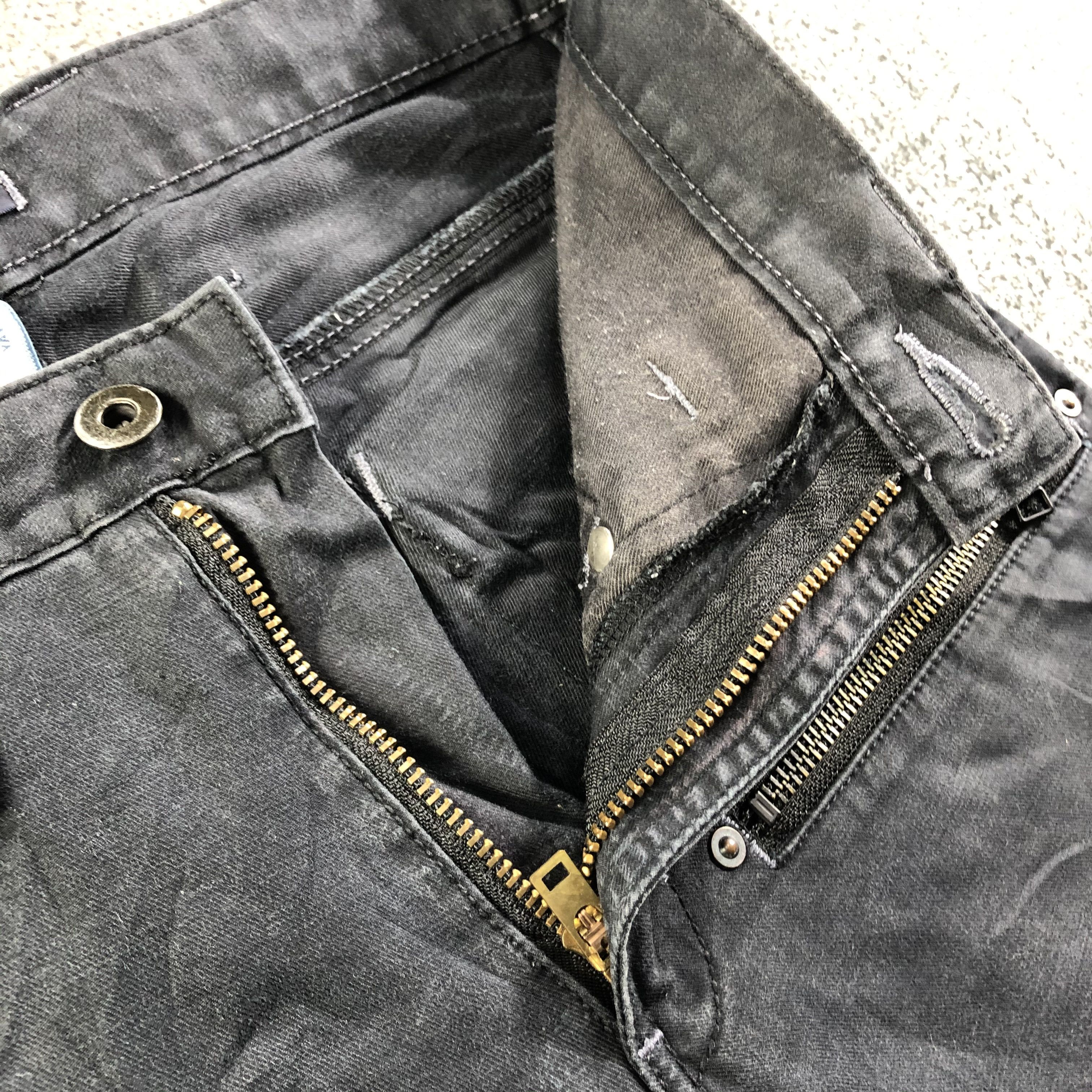 Japanese Brand Blue Way Seditionaries Zipper Pocket Pants KJ1789 Size US 28 / EU 44 - 5 Thumbnail