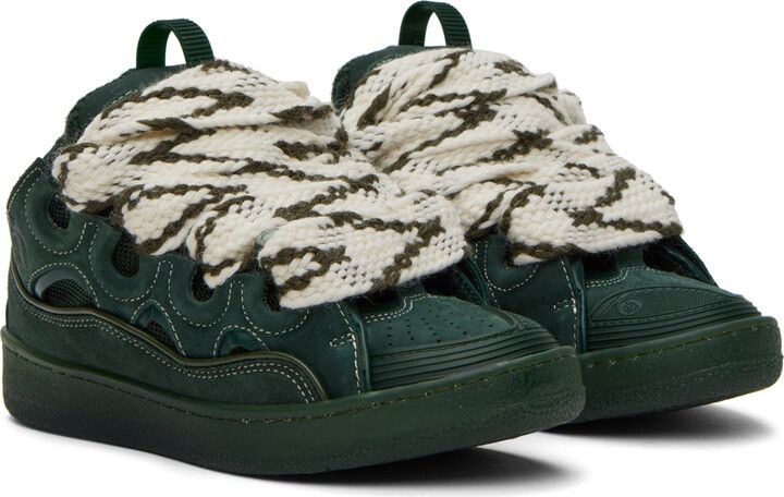 Lanvin oc11z0426 Curb Sneakers in Dark Green Size US 9 / EU 42 - 2 Thumbnail