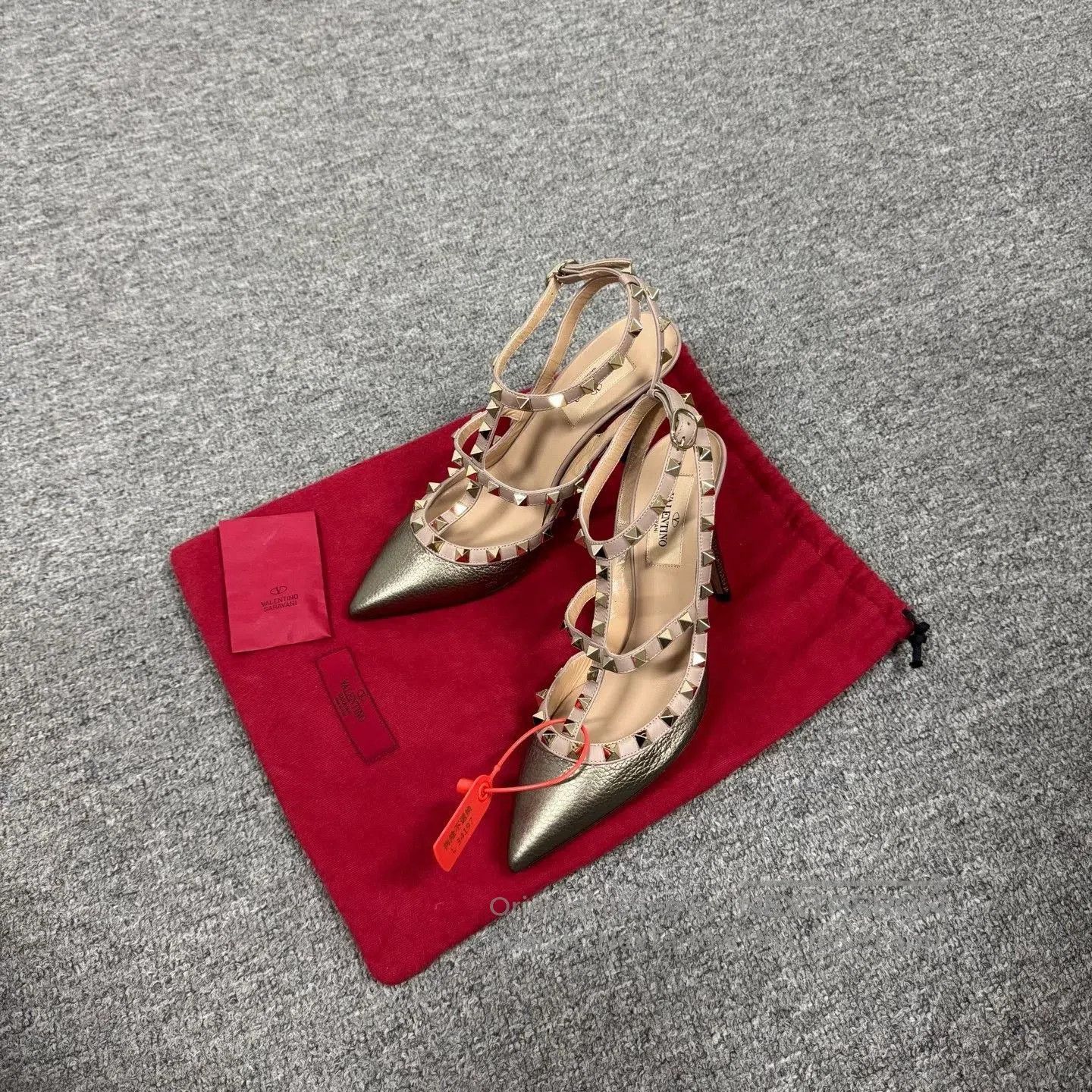 Valentino Valentino Double Ring Rivet High Heels. Size US 6.5 / IT 36.5 - 1 Thumbnail