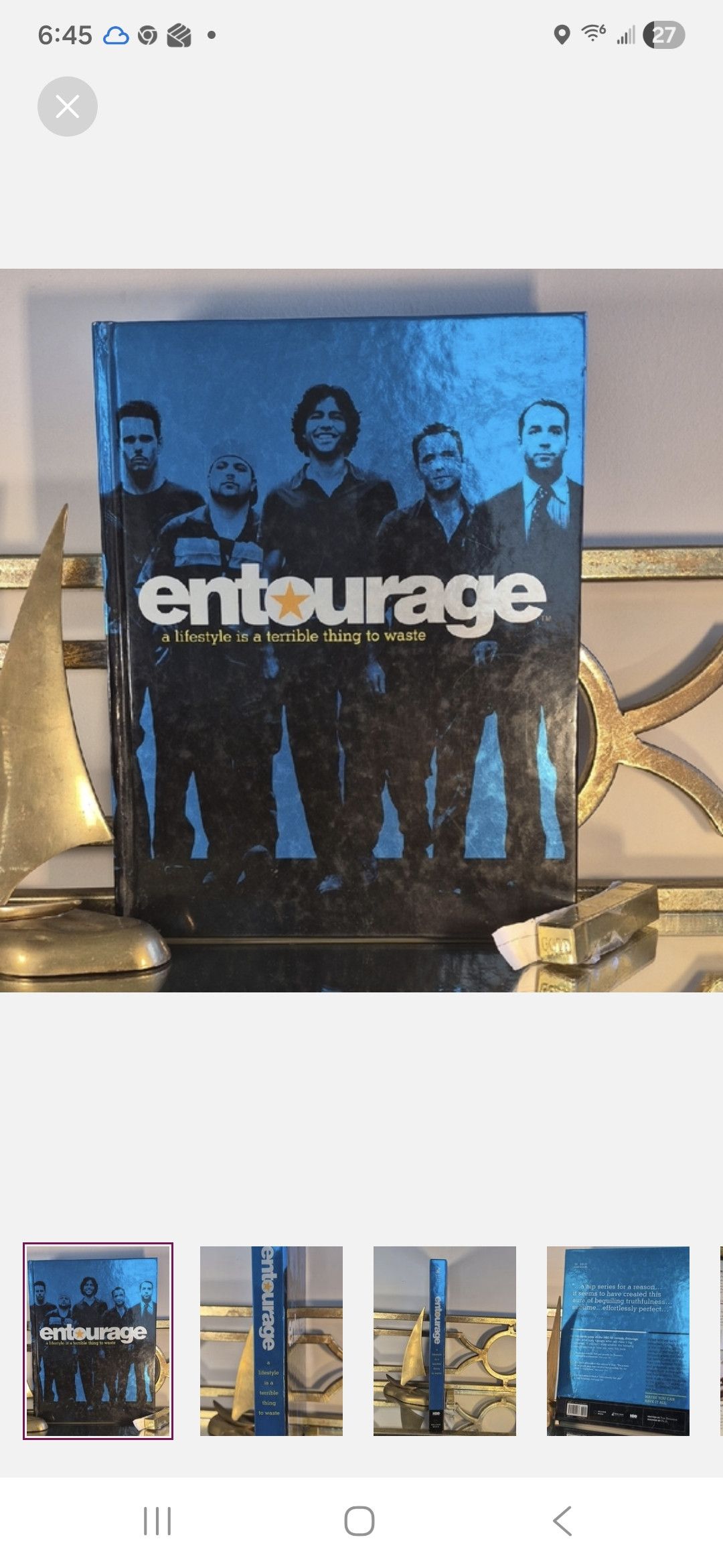 Other Entourage Hardcover-A Lifestyle is a terrible thing to waste Size ONE SIZE - 1 Thumbnail