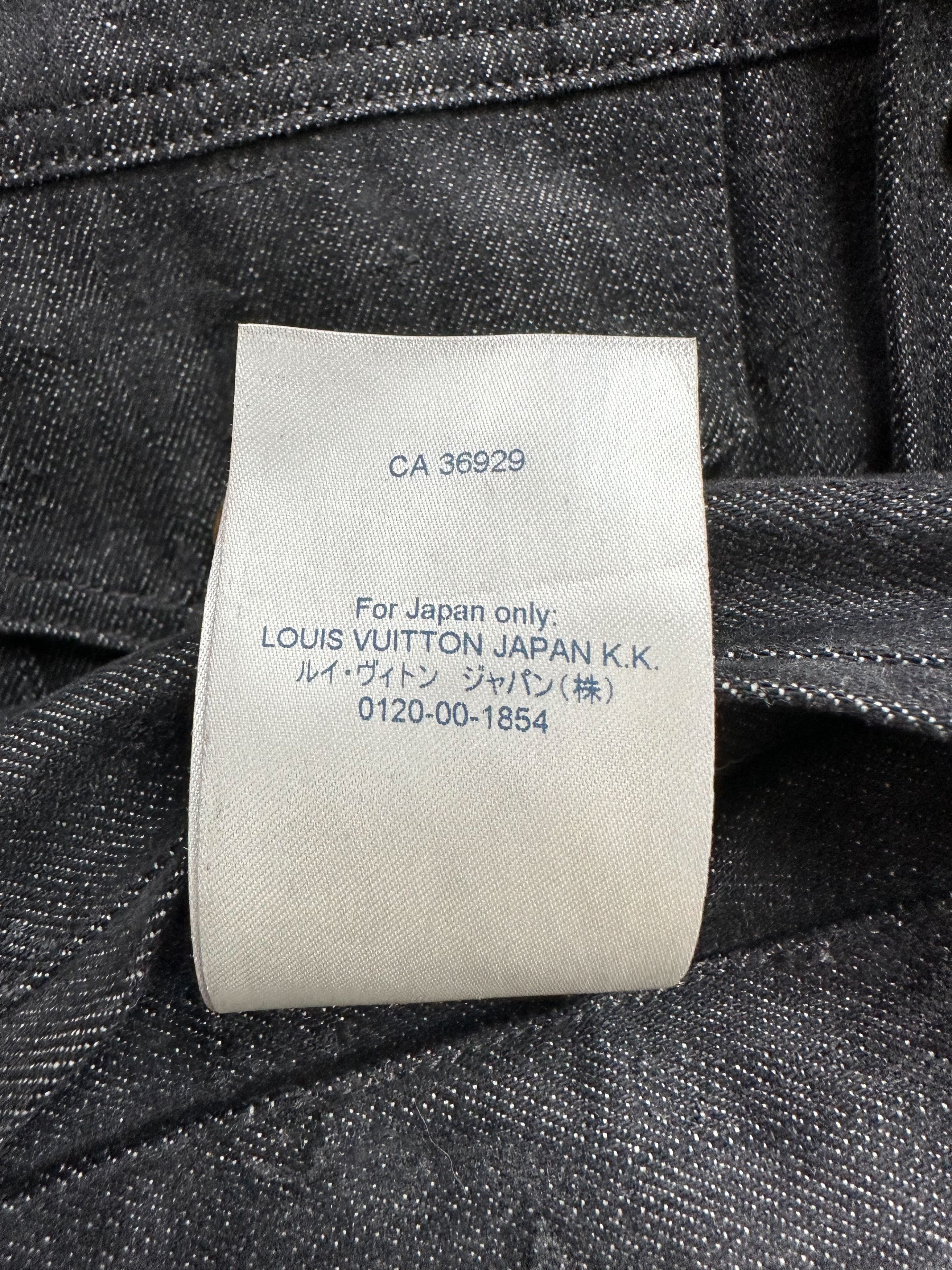 Louis Vuitton Louis Vuitton Black DNA Monogram Denim Jacket Size US L / EU 52-54 / 3 - 9 Thumbnail