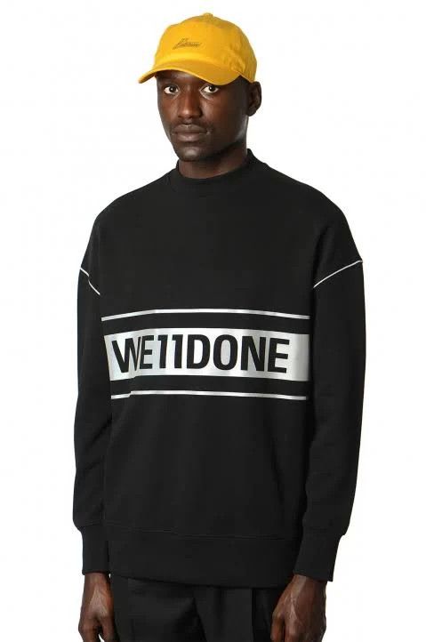 WE11DONE o1mris0824 Reflective Pullover in Black Size US S / EU 44-46 / 1 - 6 Thumbnail