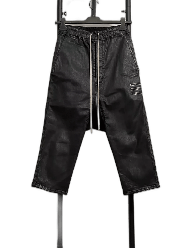 Rick Owens rick owens waxed 7-point pants-2508 Size US 26 / EU 42 - 1 Thumbnail