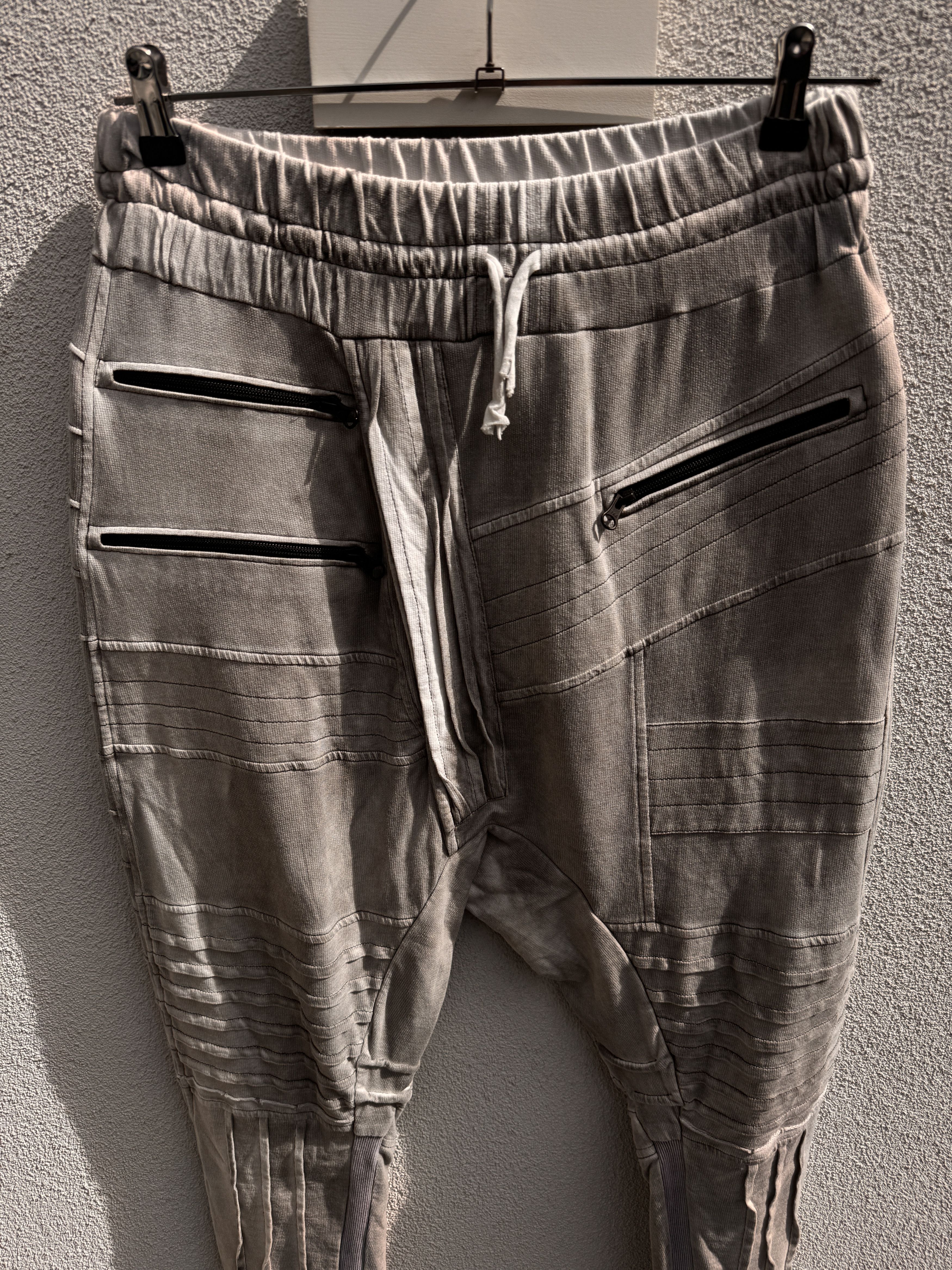 Demobaza DEMOBAZA Grey Sweatpants Trousers Vintage Destroy Effect XL Size US 34 / EU 50 - 4 Thumbnail