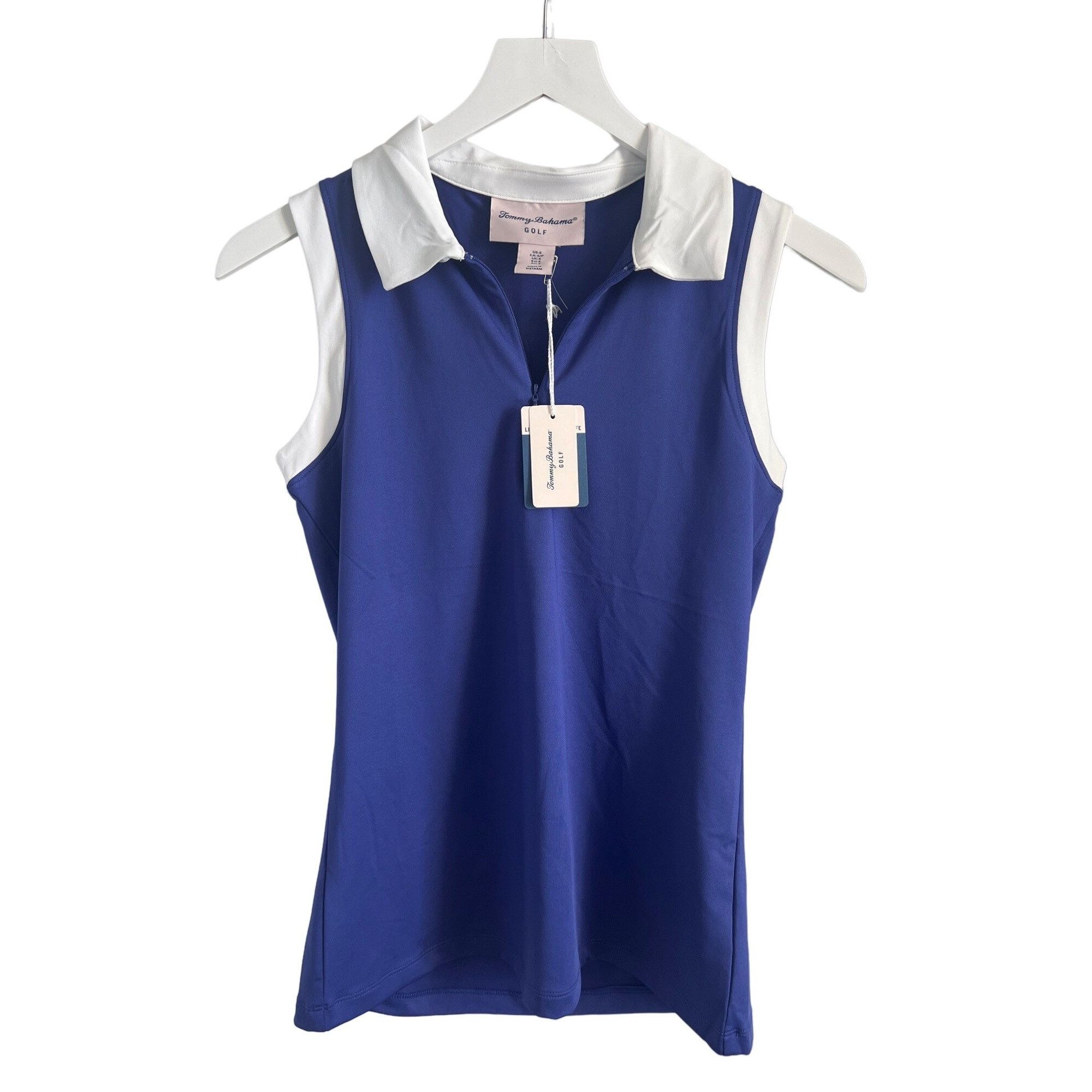 Tommy Bahama Tommy Bahama Golf UPF 50 Moisture Wicking Sleeveless Polo Size S / US 4 / IT 40 - 1 Thumbnail