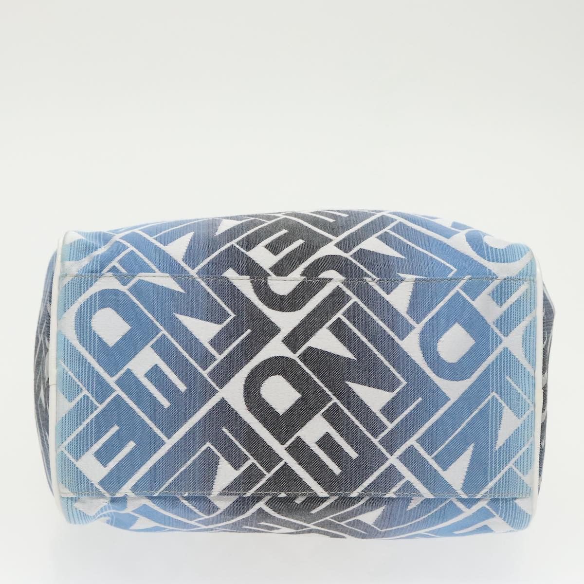 Fendi FENDI Zucca Canvas Hand Bag Blue Gold Size ONE SIZE - 5 Thumbnail