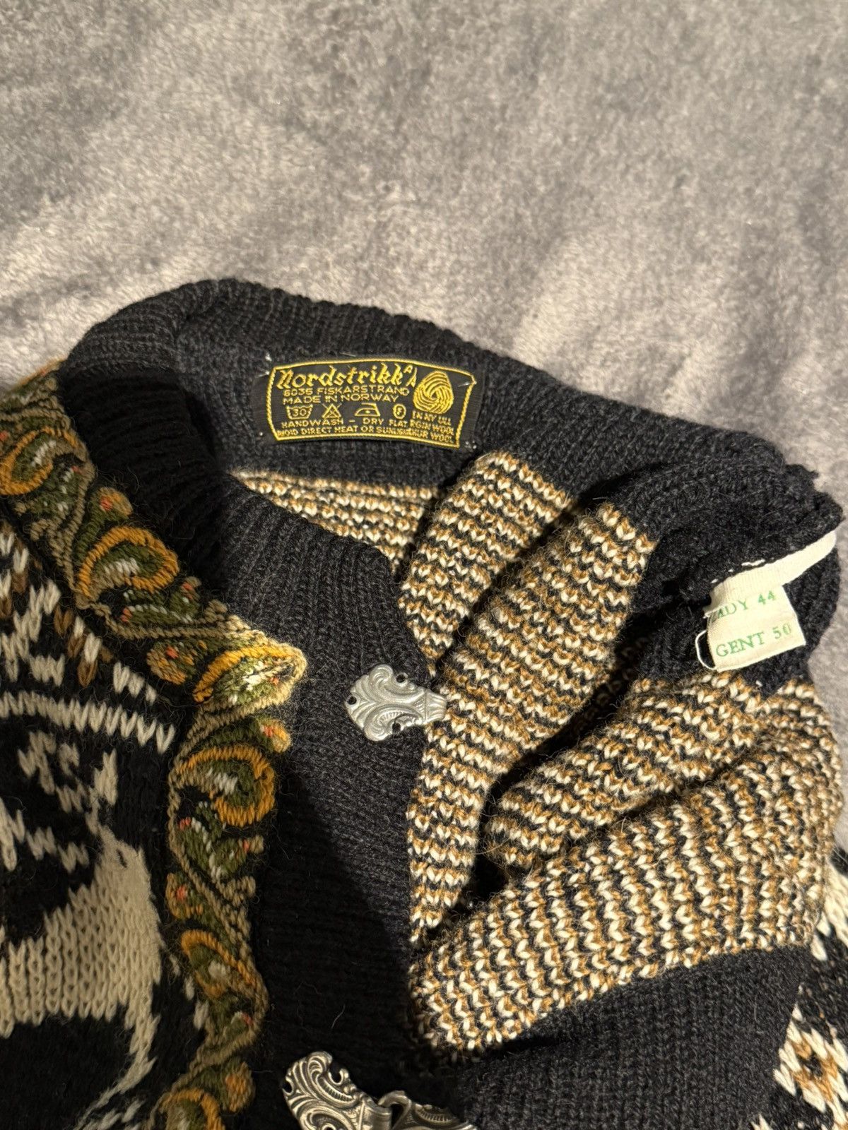 Dale Of Norway Norwegian Wool Knit - Nordstrikk Lusekofta Size US M / EU 48-50 / 2 - 4 Thumbnail