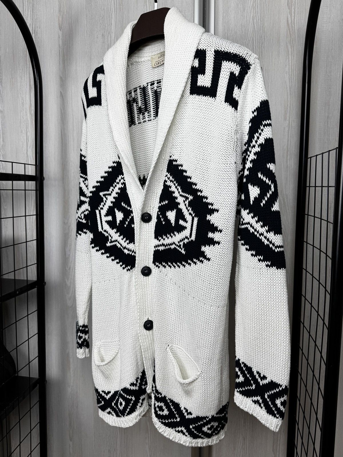 Altea Altea made for Care of Carl Aztec pattern knitted cardigan Size US L / EU 52-54 / 3 - 6 Thumbnail