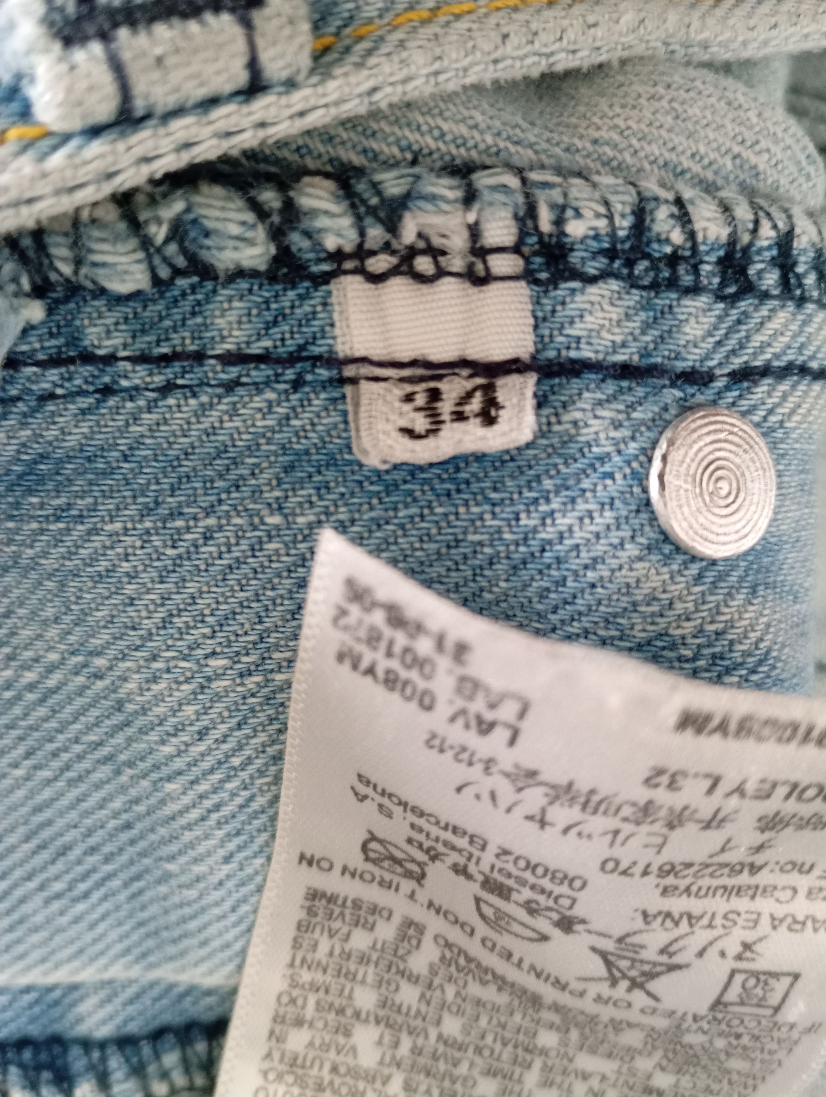 Diesel × Vintage Diesel Distressed Faded Vintage Denim Jean Pants Size US 34 / EU 50 - 9 Thumbnail