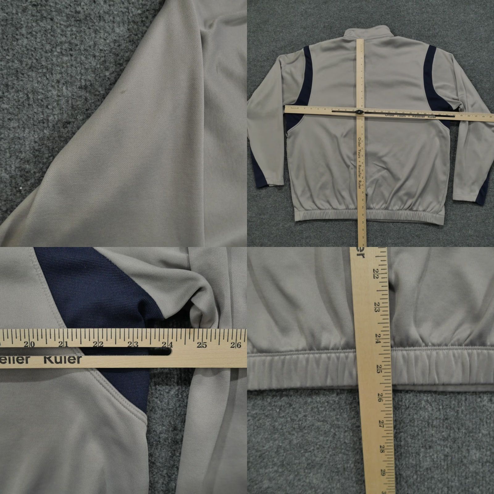 Nike Nike Sweatshirt Golf Therma Fit Mens Adult Large Grey 1/4 Zip Mock Neck Long Sleeve Pullover Size US L / EU 52-54 / 3 - 8 Thumbnail