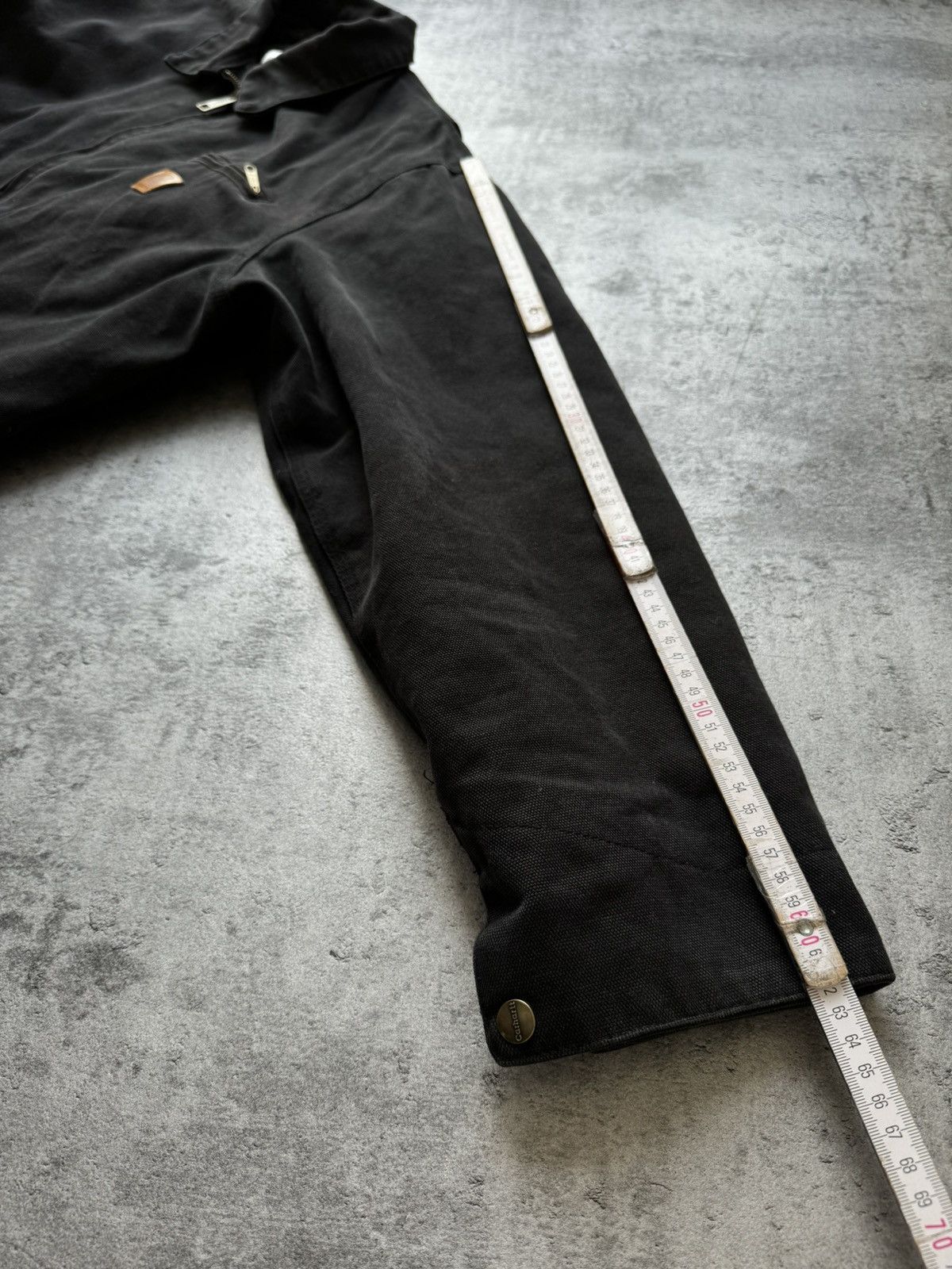 Carhartt × Vintage Vintage Carhartt Detroit jacket Black 90s Archive Zip Up Size US L / EU 52-54 / 3 - 23 Thumbnail
